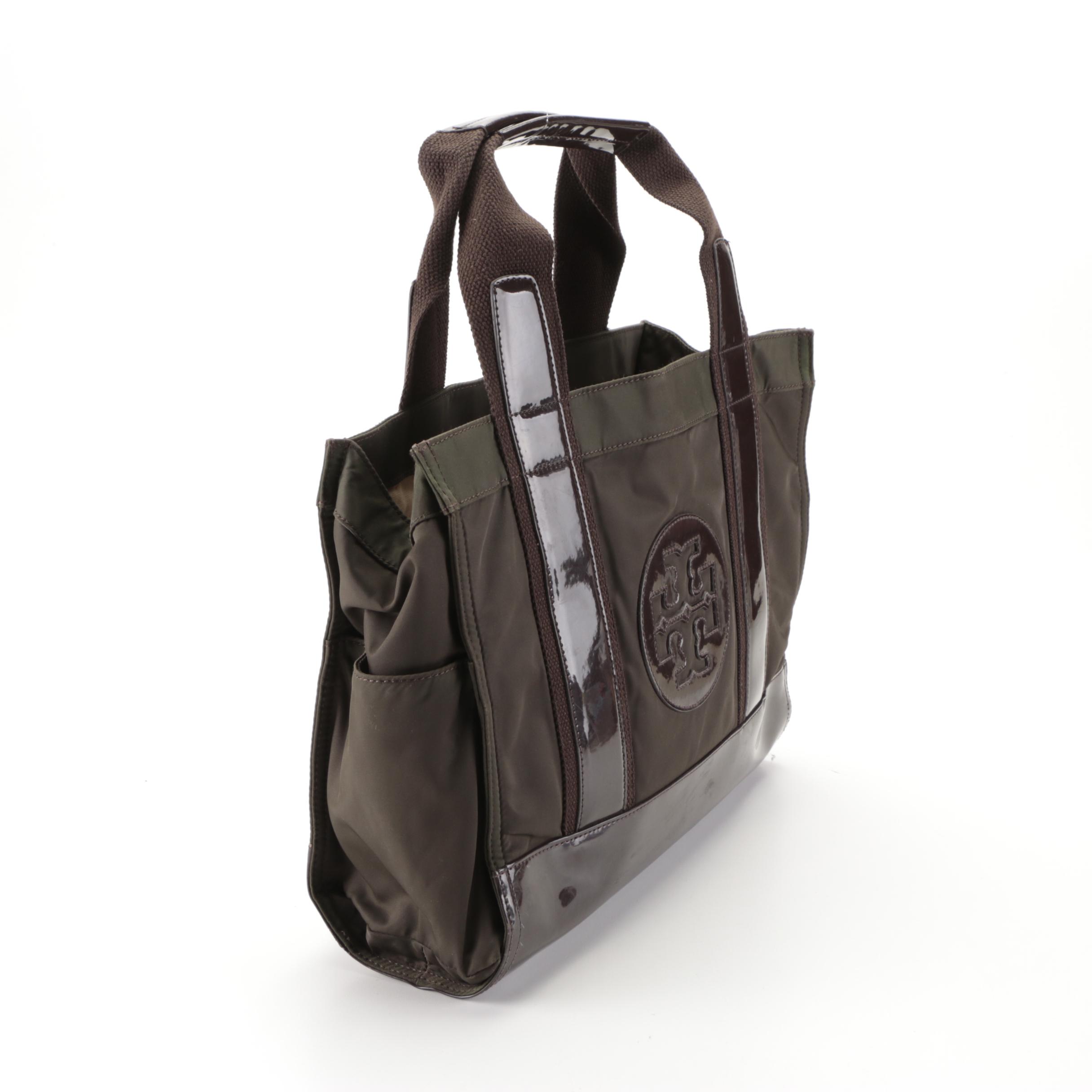 Tory Burch Tote Bag in Green Nylon