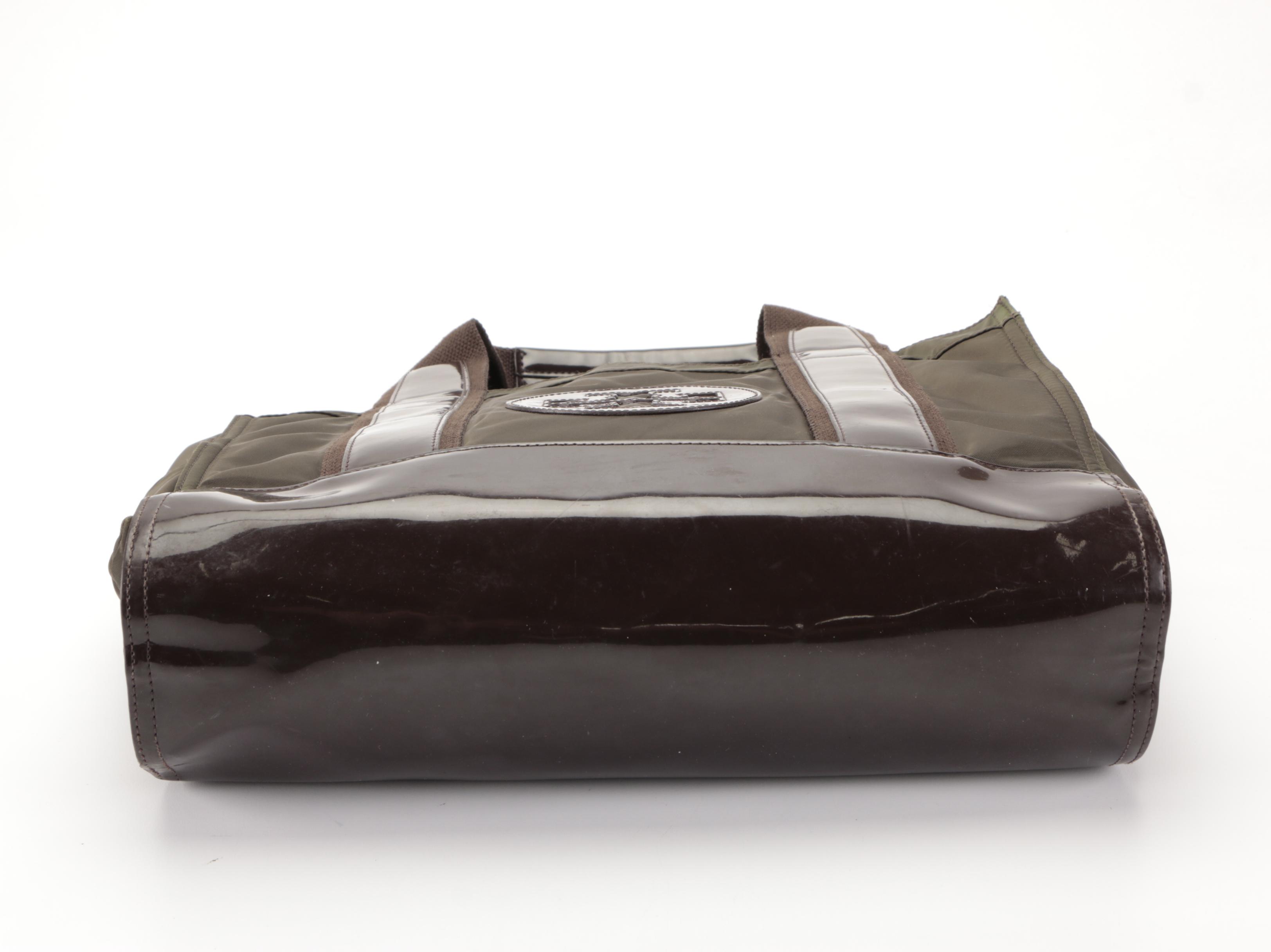 Tory Burch Tote Bag in Green Nylon