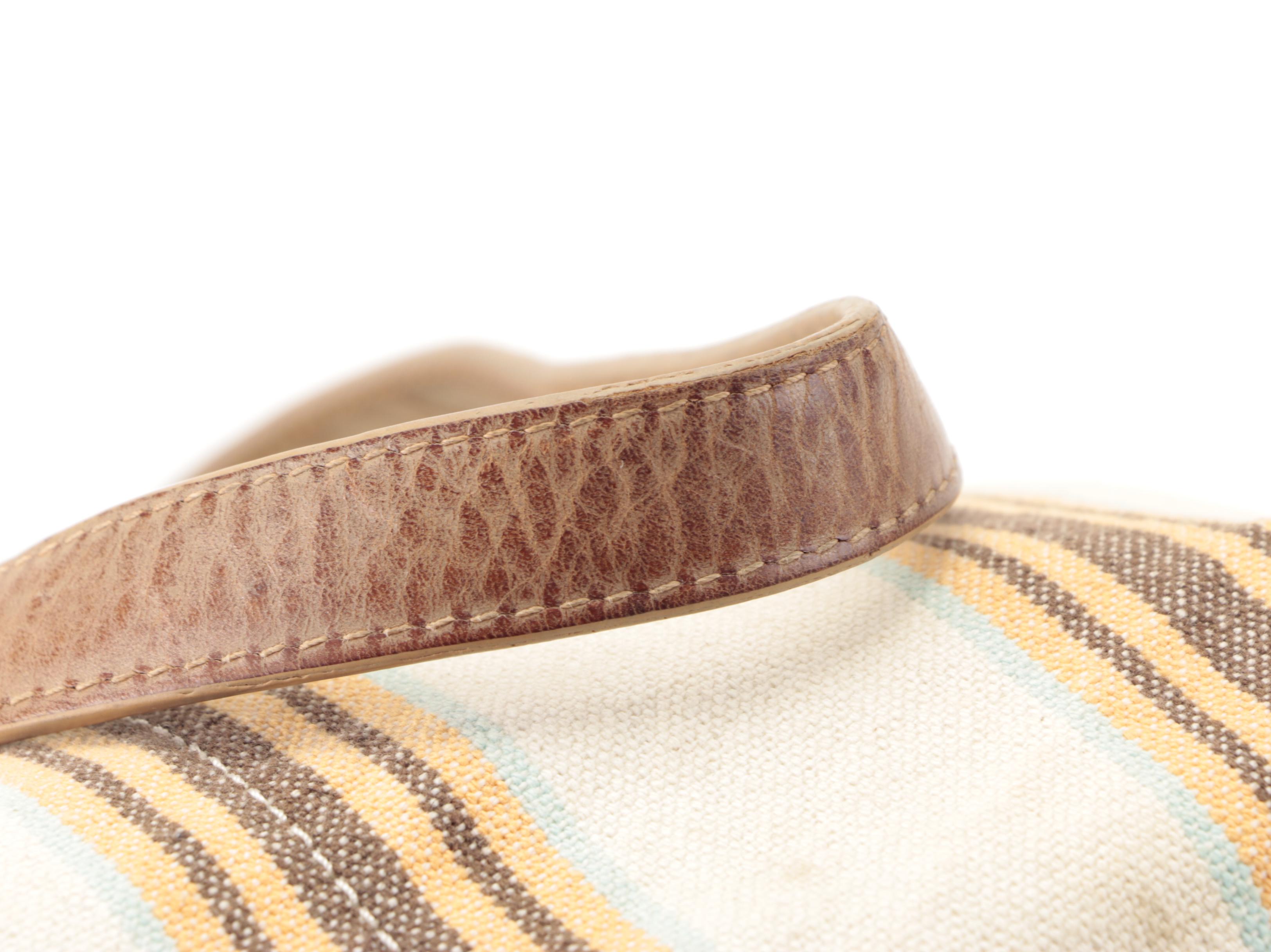 Tory Burch Tote Bag in Canvas and Leather Trim