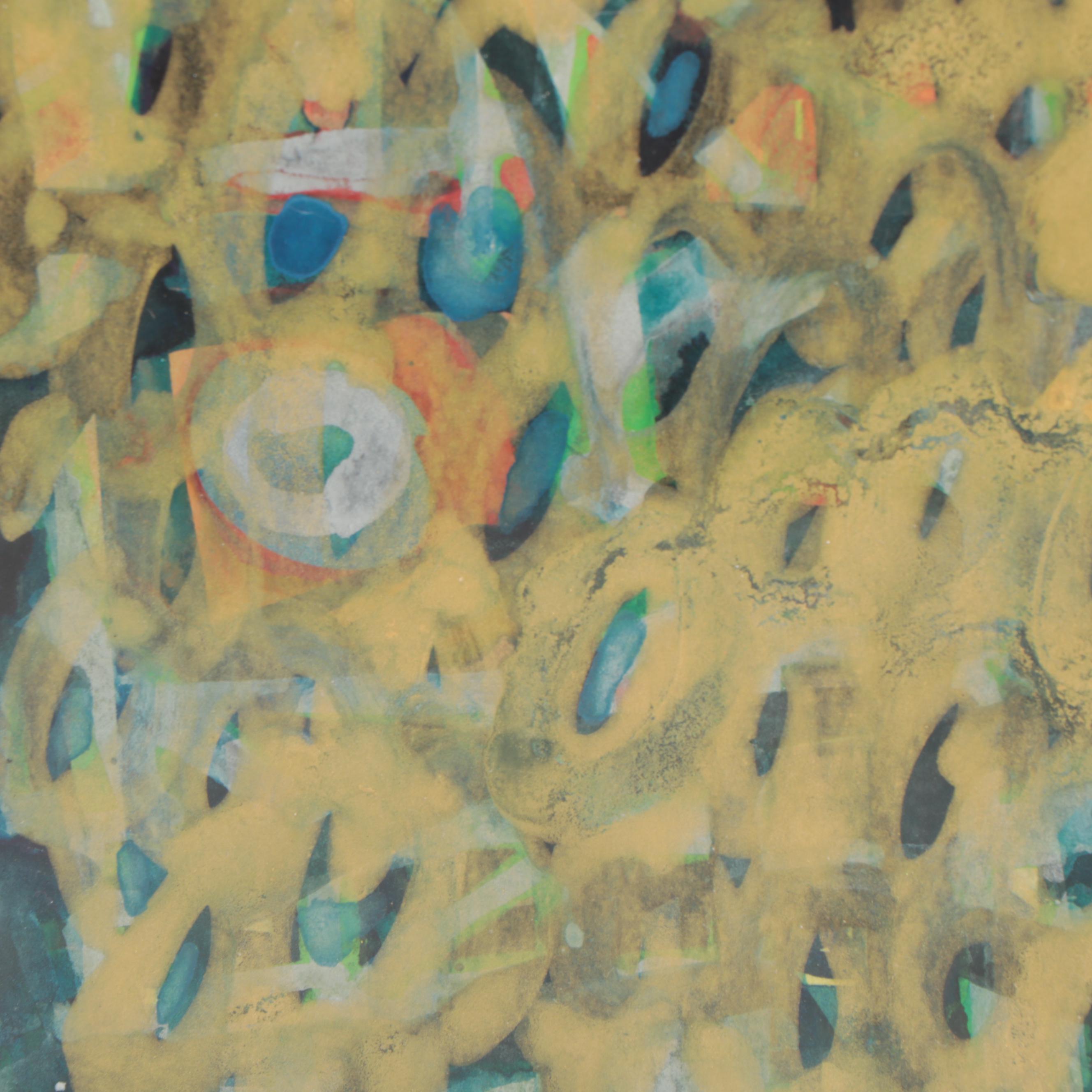 Sarah Roush Abstract Watercolor Paintings, Late 20th Century