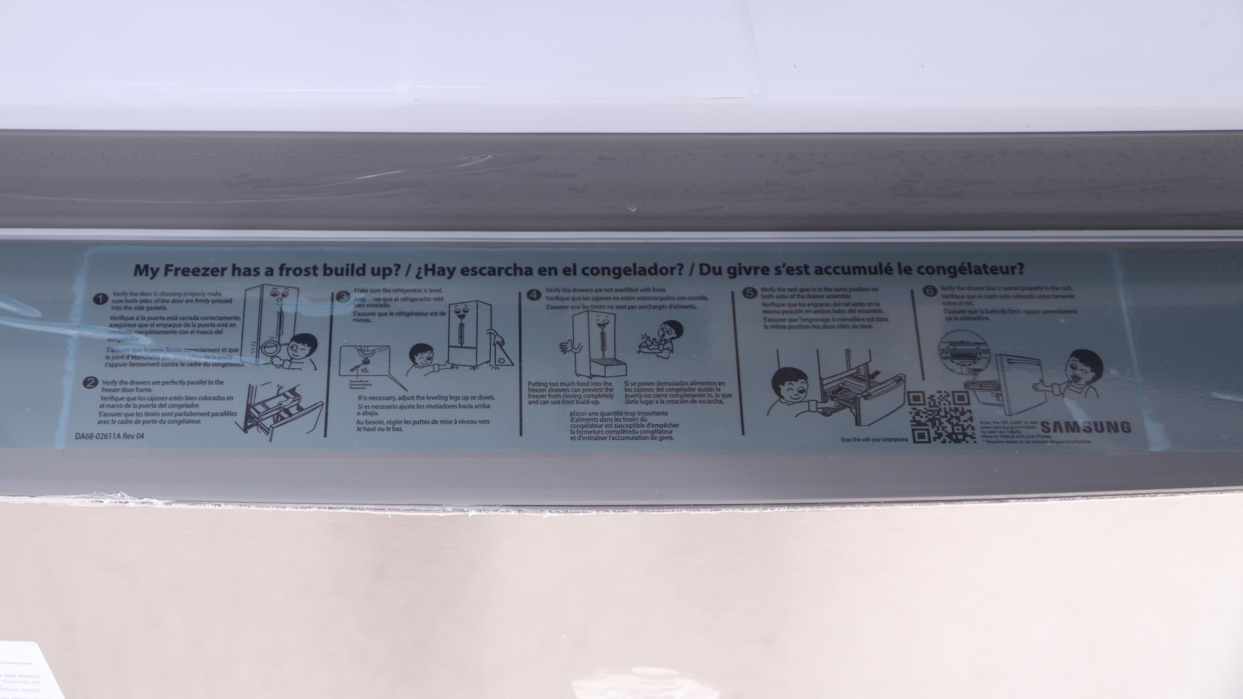 Samsung 24 Cu. Ft. Family Hub Stainless Steel 3-Door French Door Refrigerator