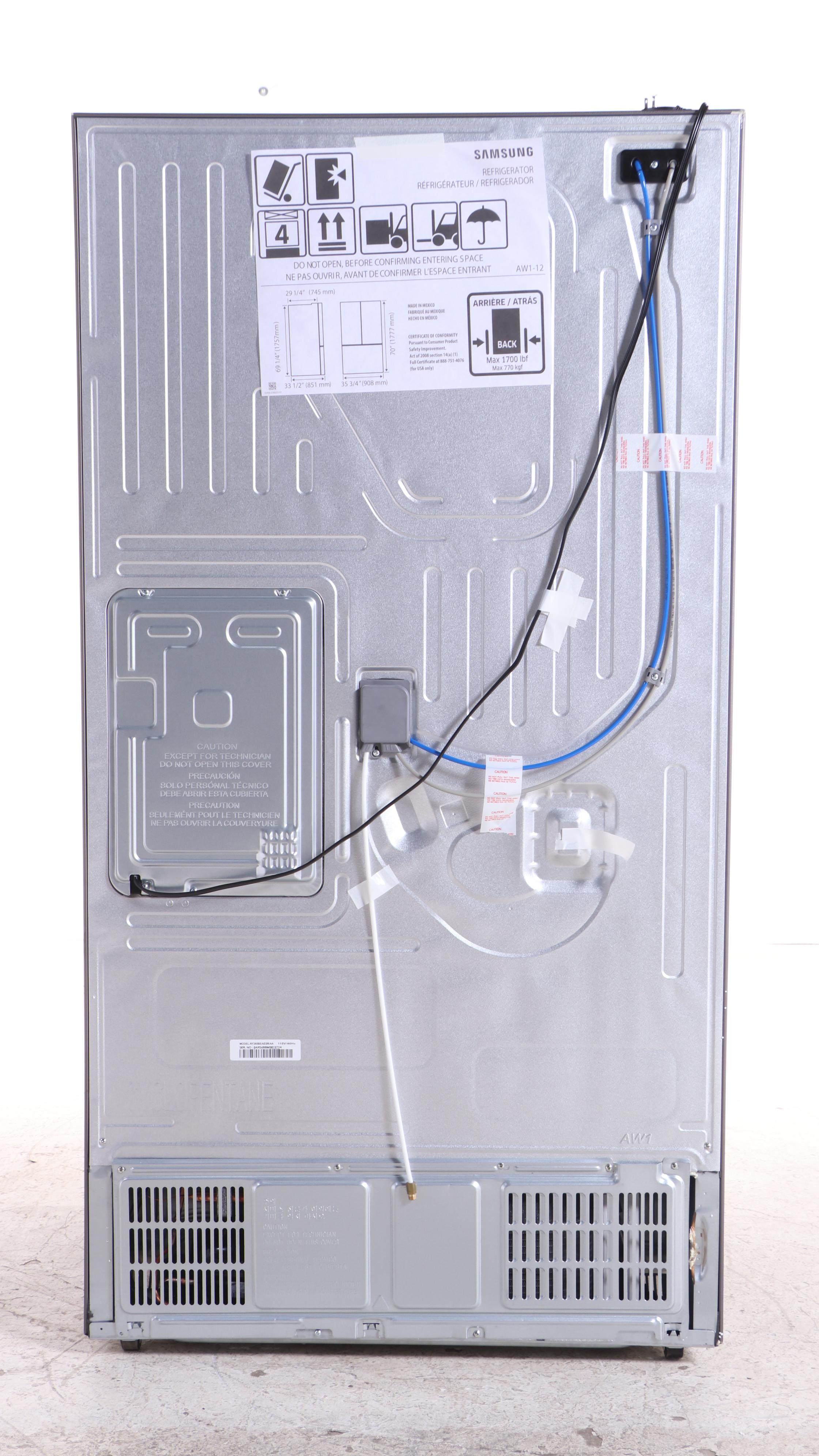 Samsung 24 Cu. Ft. Family Hub Stainless Steel 3-Door French Door Refrigerator