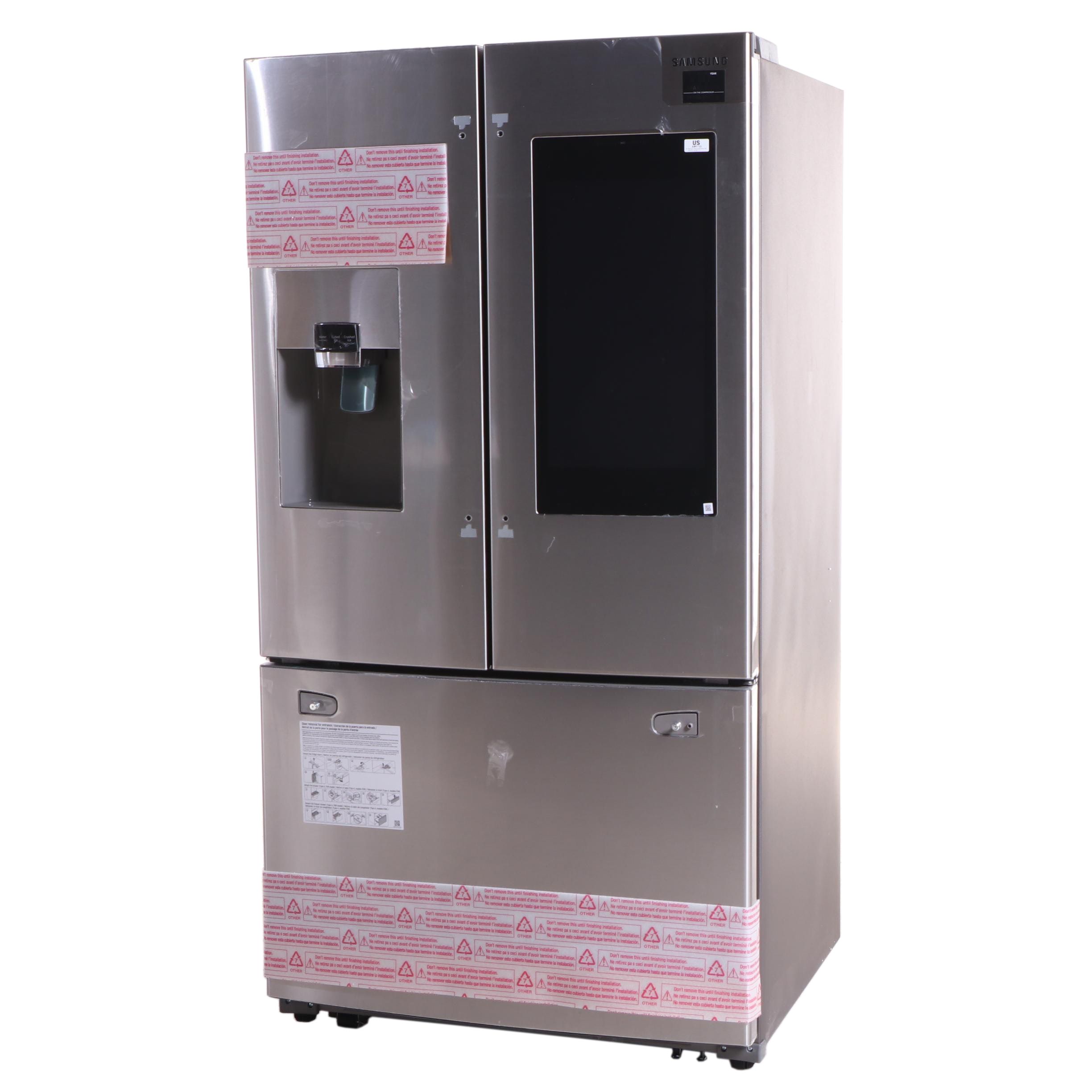 Samsung 24 Cu. Ft. Family Hub Stainless Steel 3-Door French Door Refrigerator