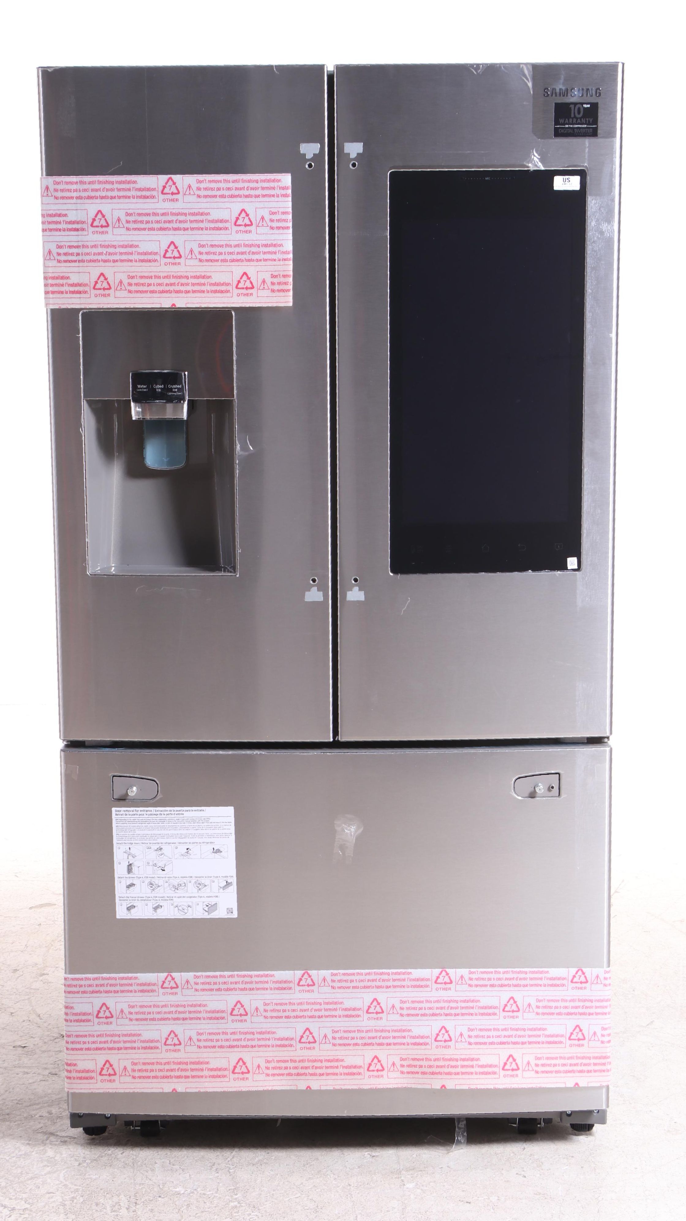 Samsung 24 Cu. Ft. Family Hub Stainless Steel 3-Door French Door Refrigerator