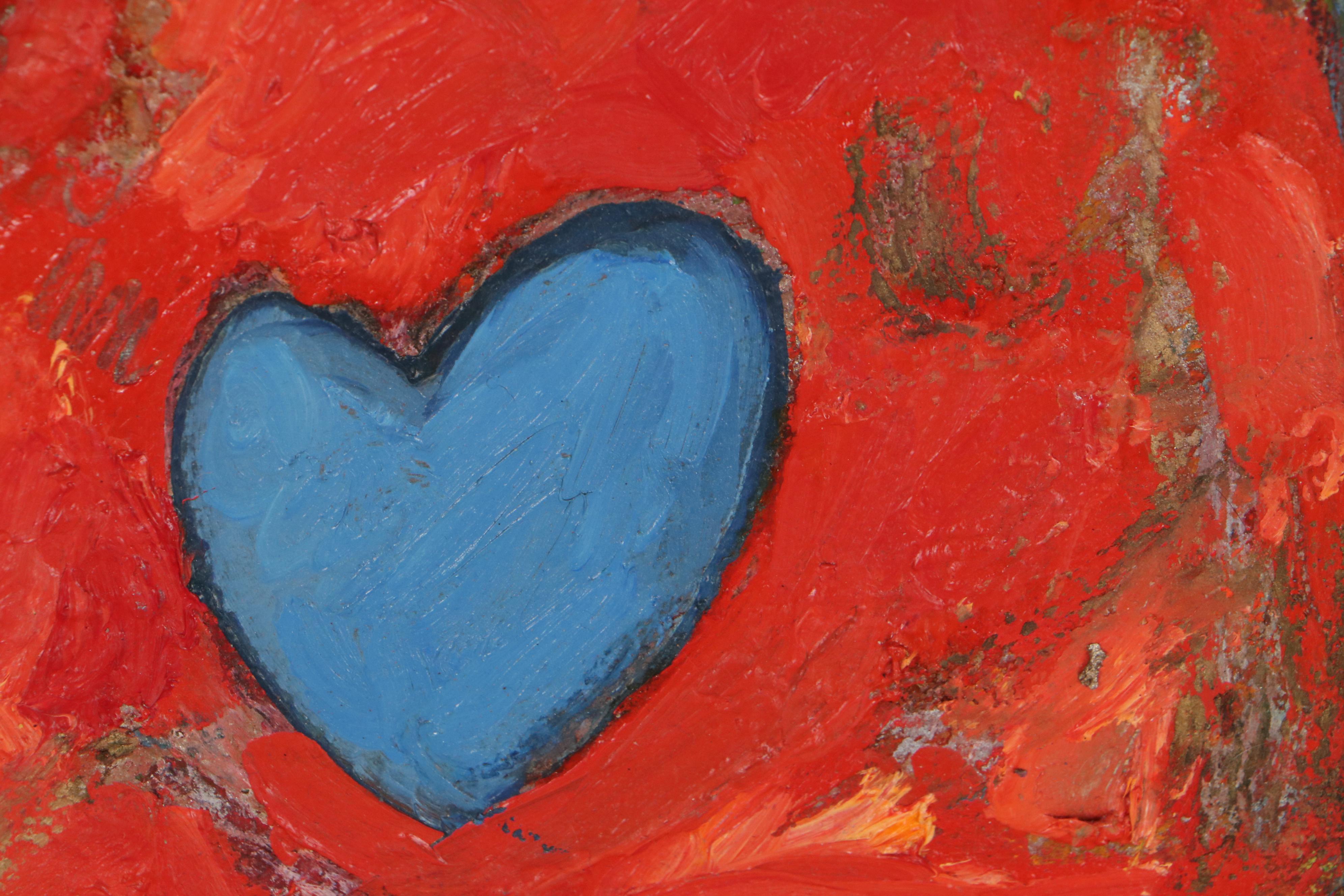 Sarah Roush Abstract Oil Painting, Late 20th Century