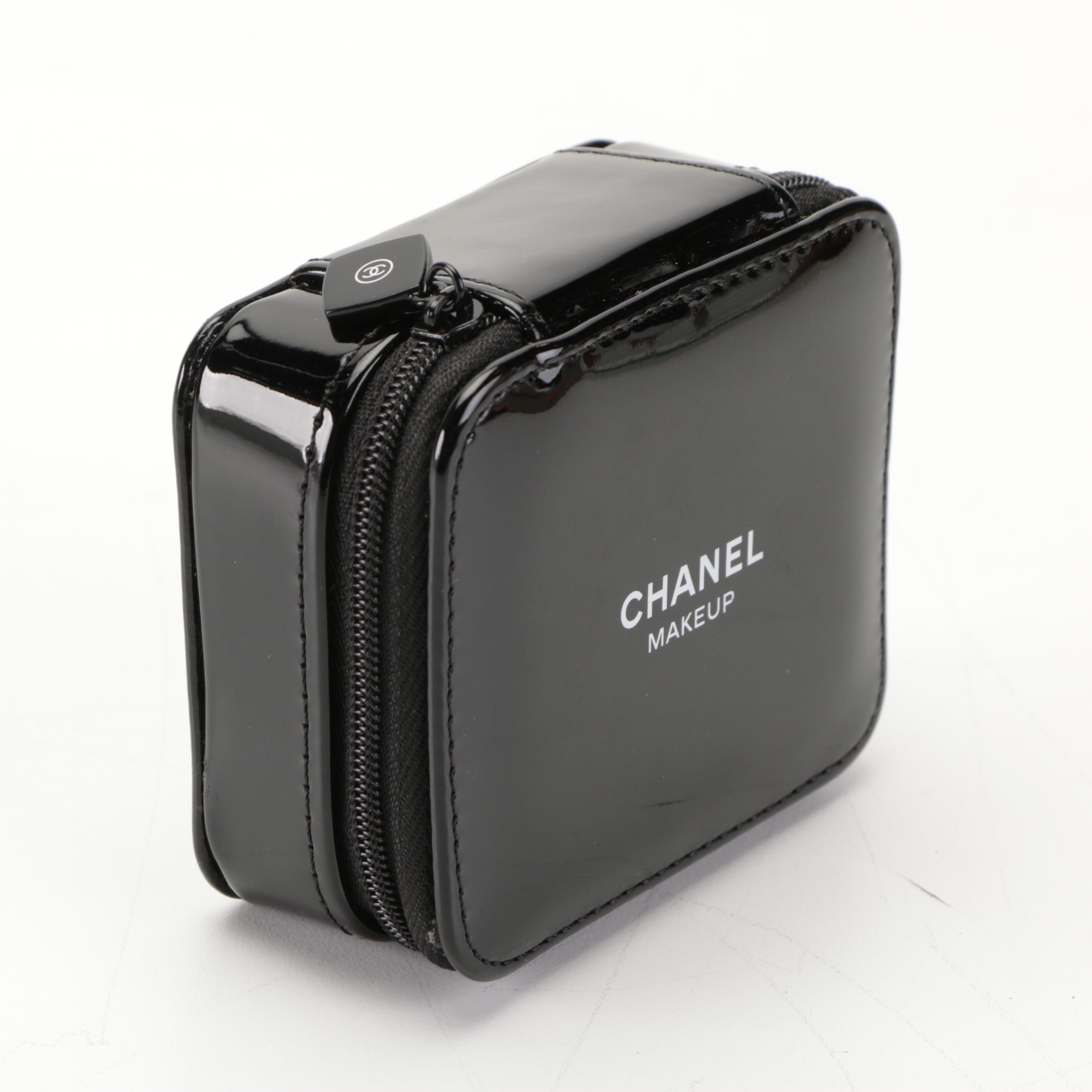 Chanel Promotional Small Makeup Case in Black Vinyl