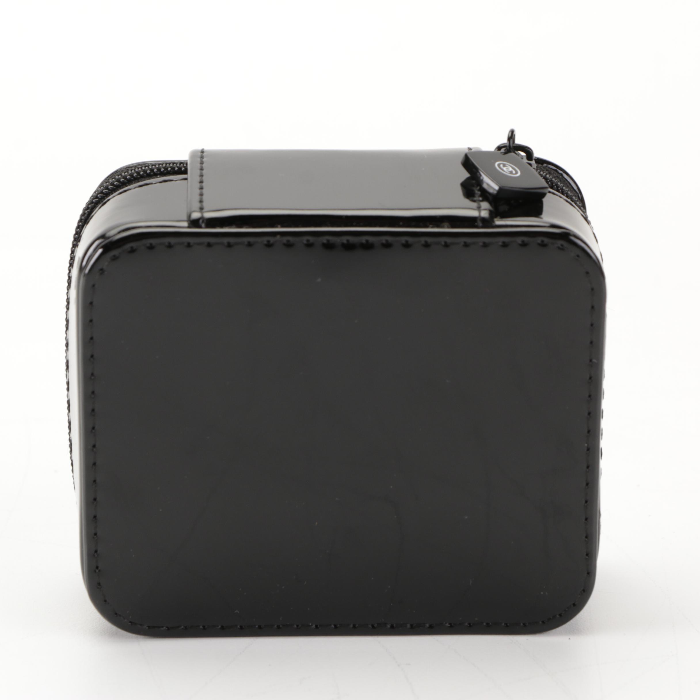 Chanel Promotional Small Makeup Case in Black Vinyl
