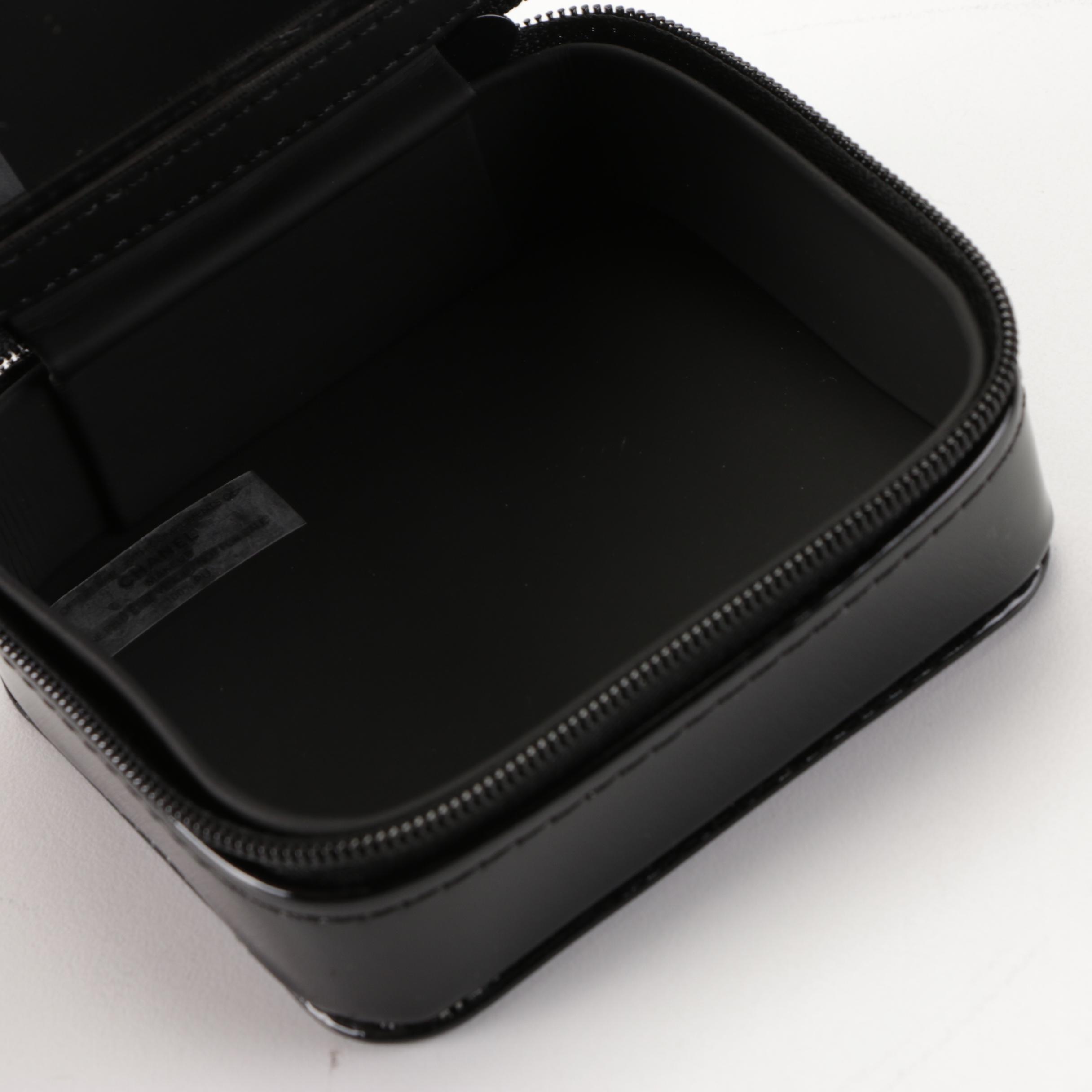 Chanel Promotional Small Makeup Case in Black Vinyl