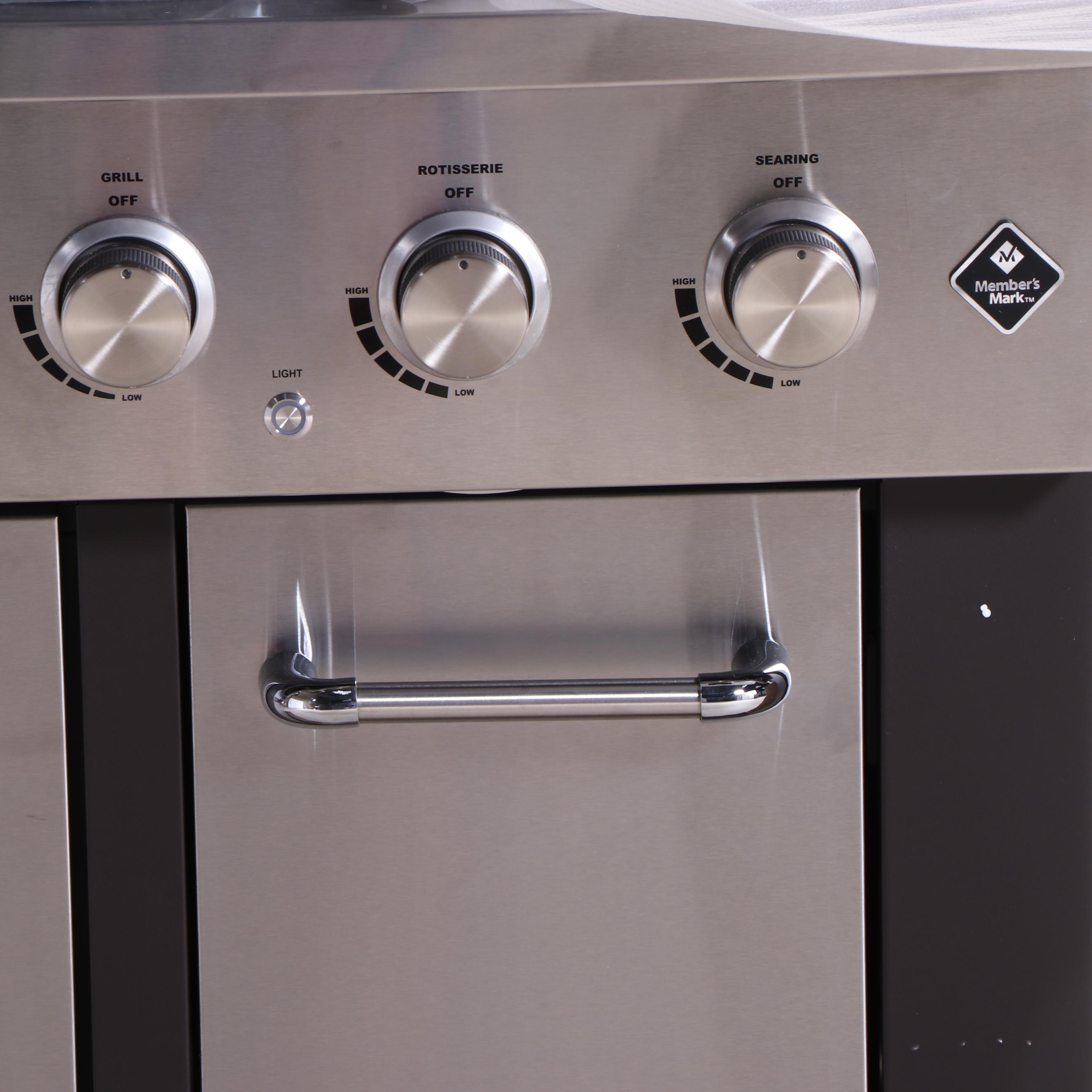 Member's Mark Modular Five-Burner Grill and Corner Cabinet