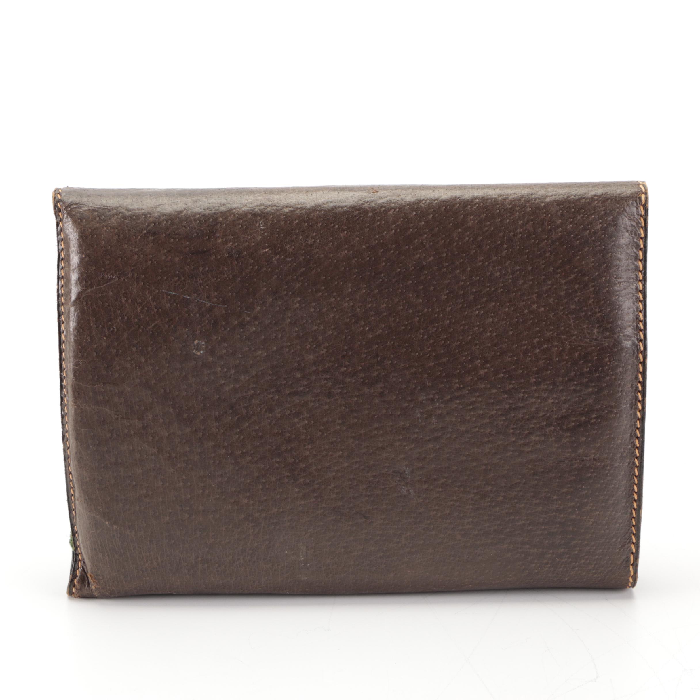 Gucci Travel/Equine Tool Kit in Brown Cinghiale Leather