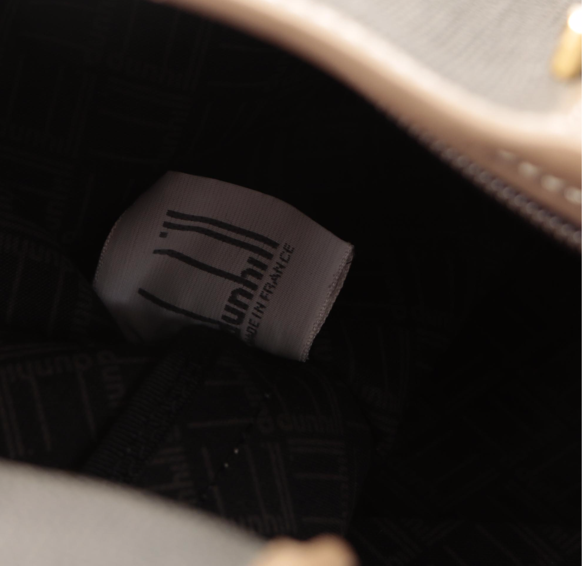 Dunhill Coated Canvas and Leather Duffel Bag