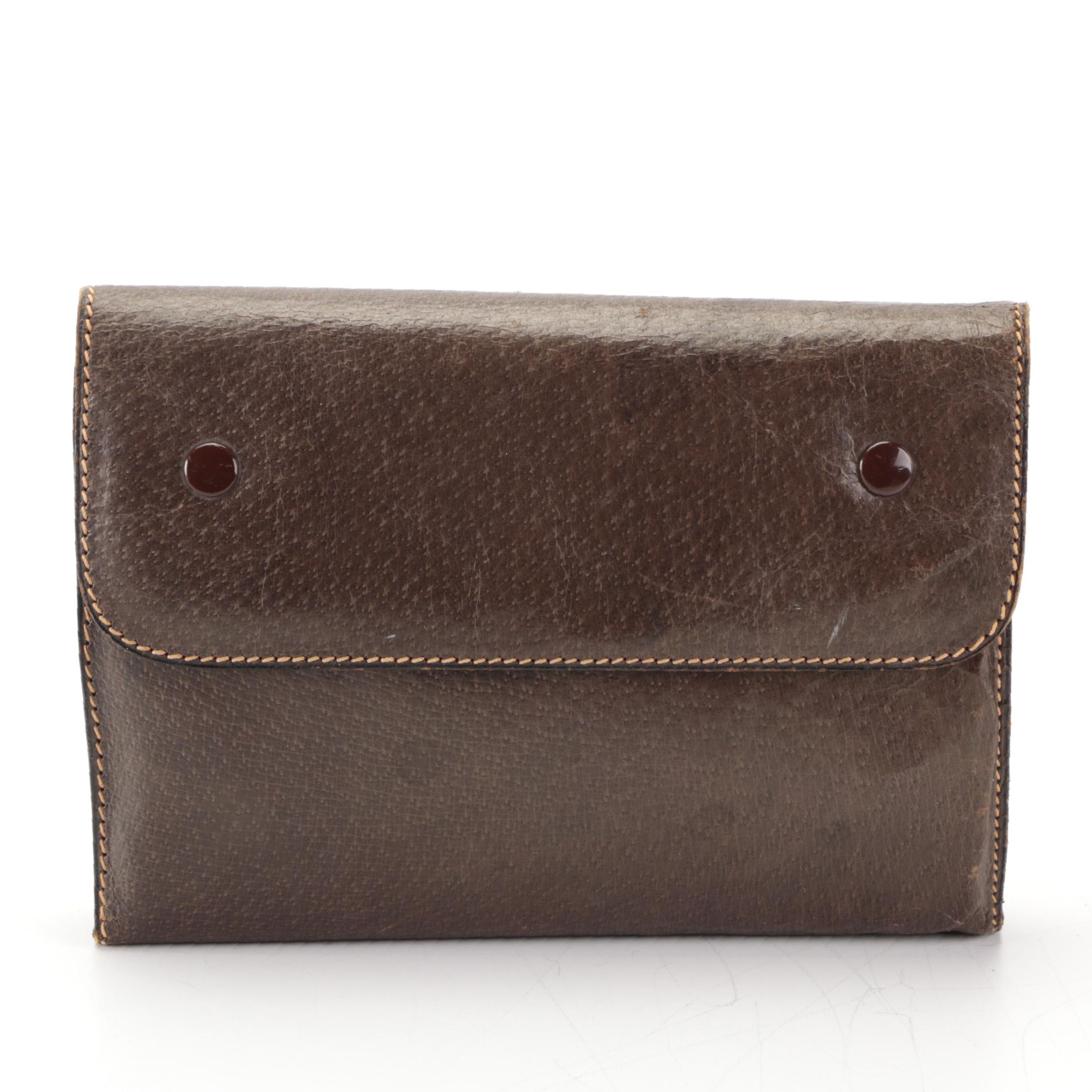 Gucci Travel/Equine Tool Kit in Brown Cinghiale Leather