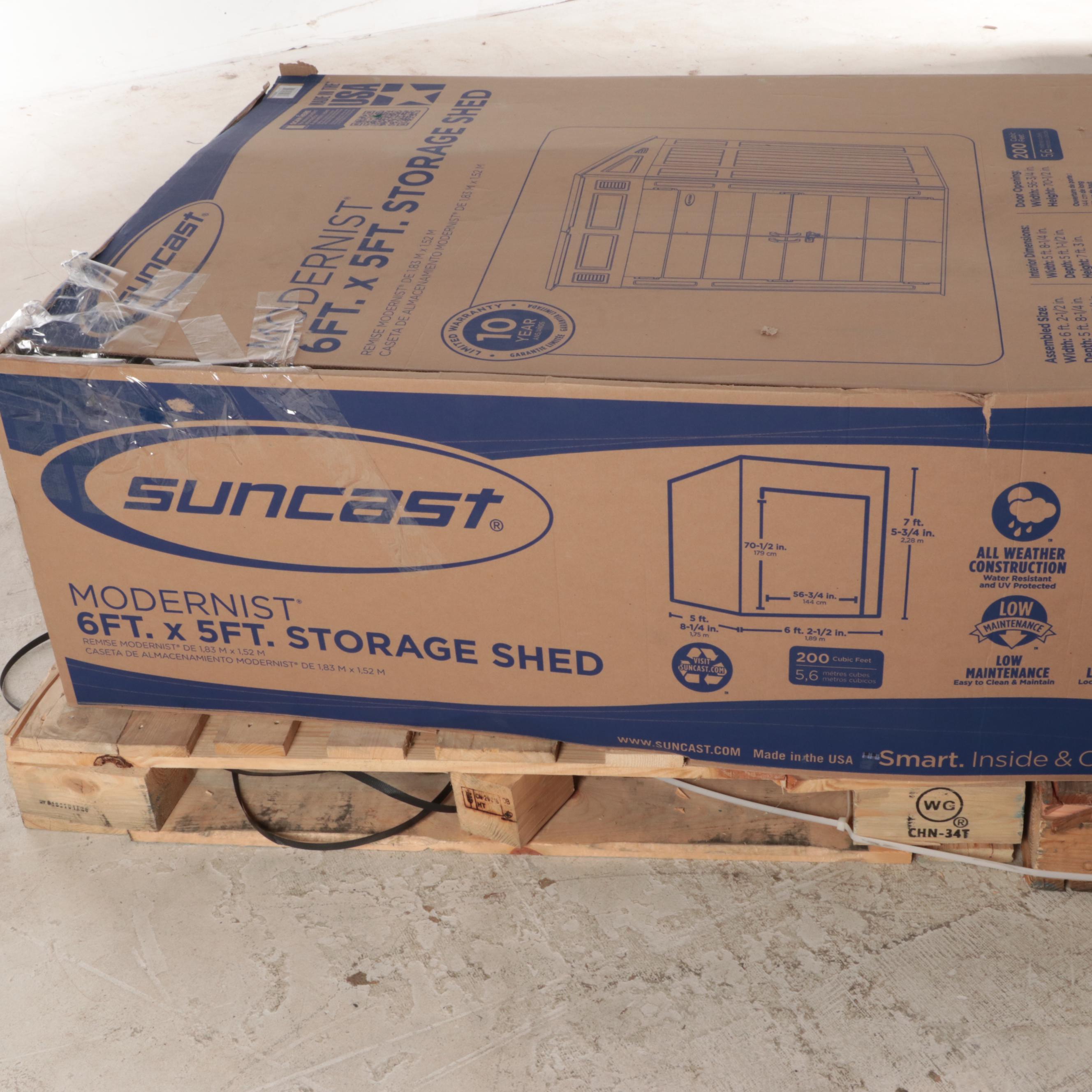 Suncast 6' x 5' Modern Shed