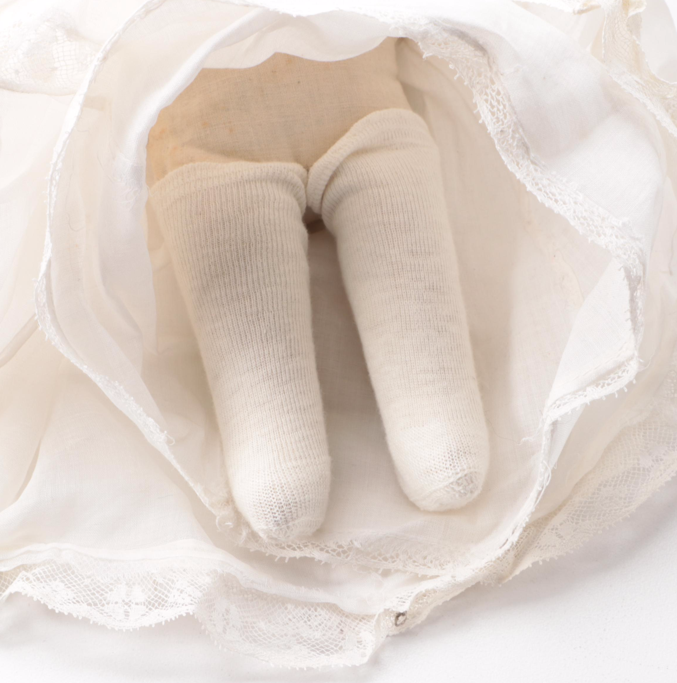 Grace S. Putnam Bisque Head Sleepy Eyes Baby Dolls, Early 20th Century