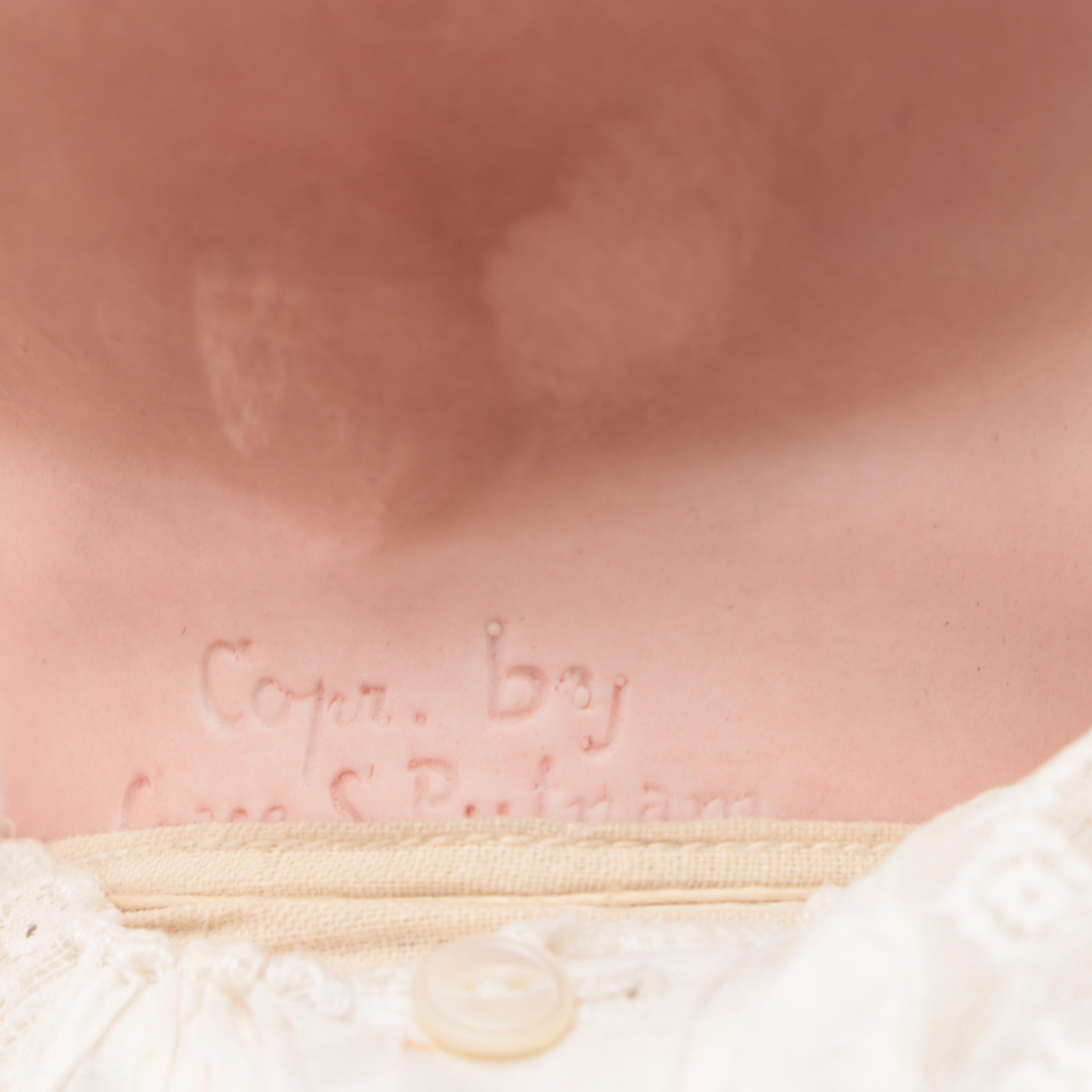 Grace S. Putnam Bisque Head Sleepy Eyes Baby Dolls, Early 20th Century