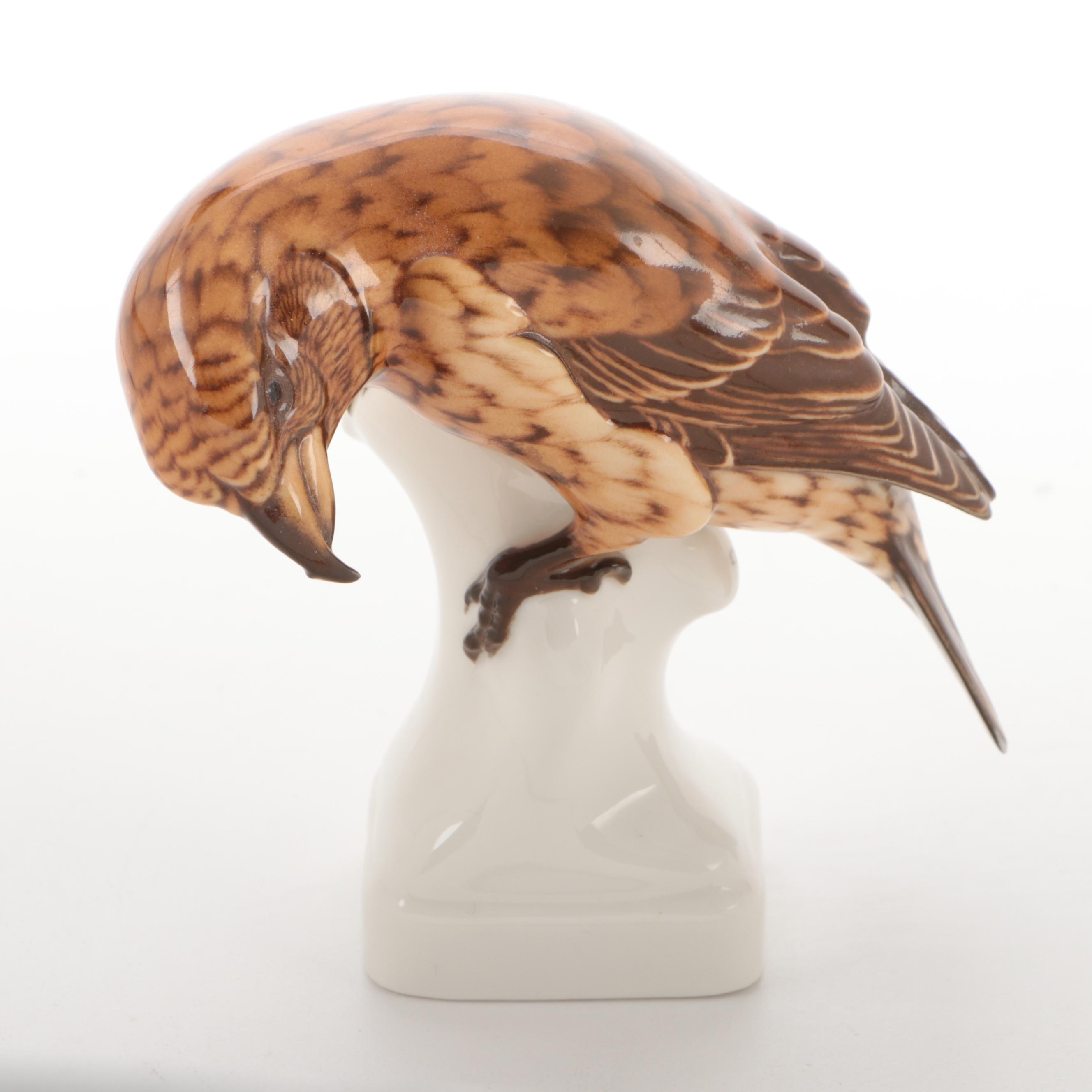 Theodore Kärner  Nymphenburg Porcelain Bird Figurine,  Early-Mid 20th Century