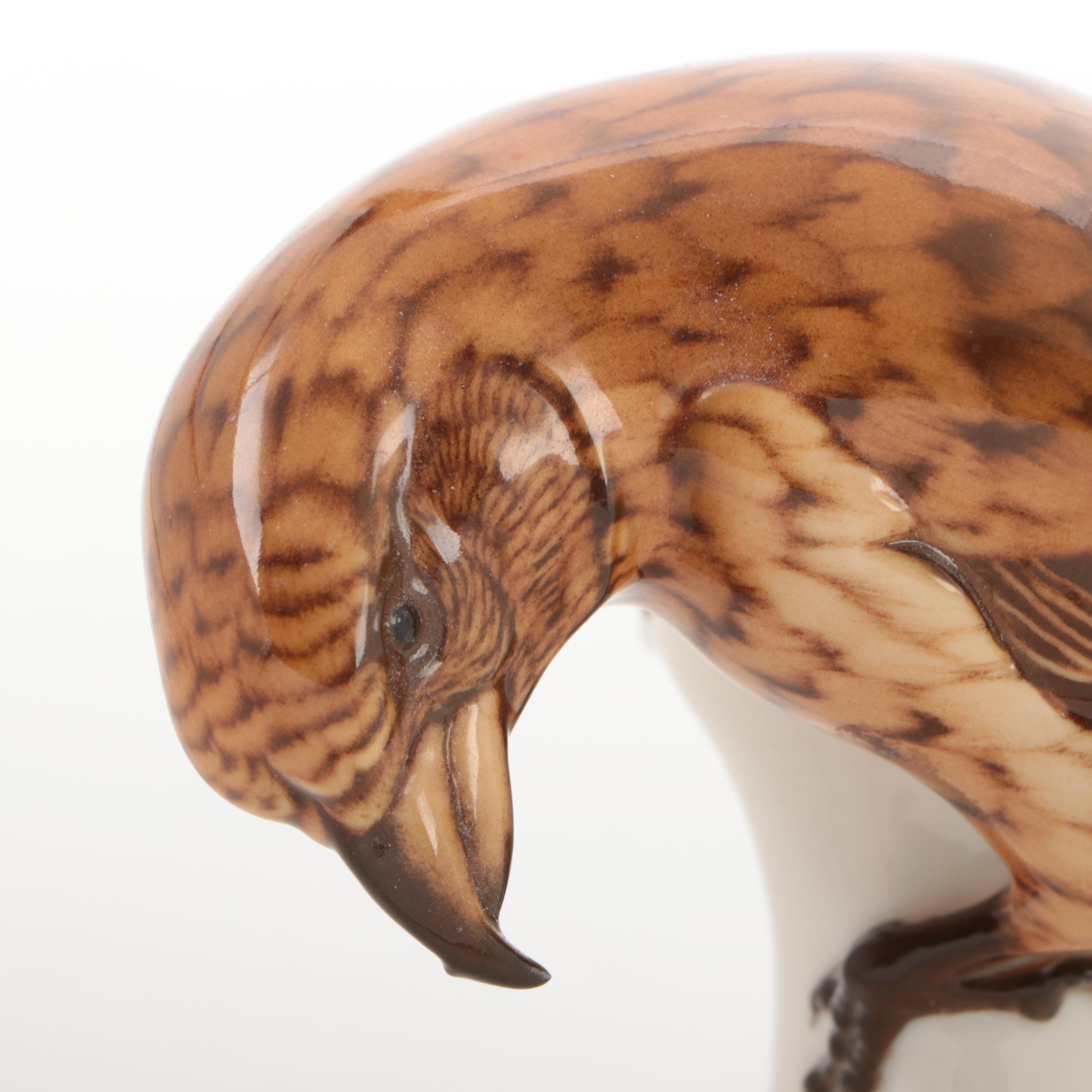 Theodore Kärner  Nymphenburg Porcelain Bird Figurine,  Early-Mid 20th Century