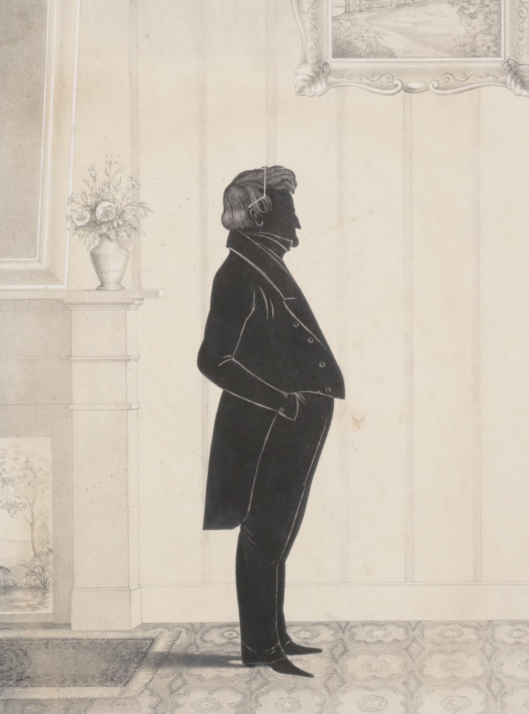 Portrait Lithograph and Stipple Engraving, Late 19th-Early 20th Century