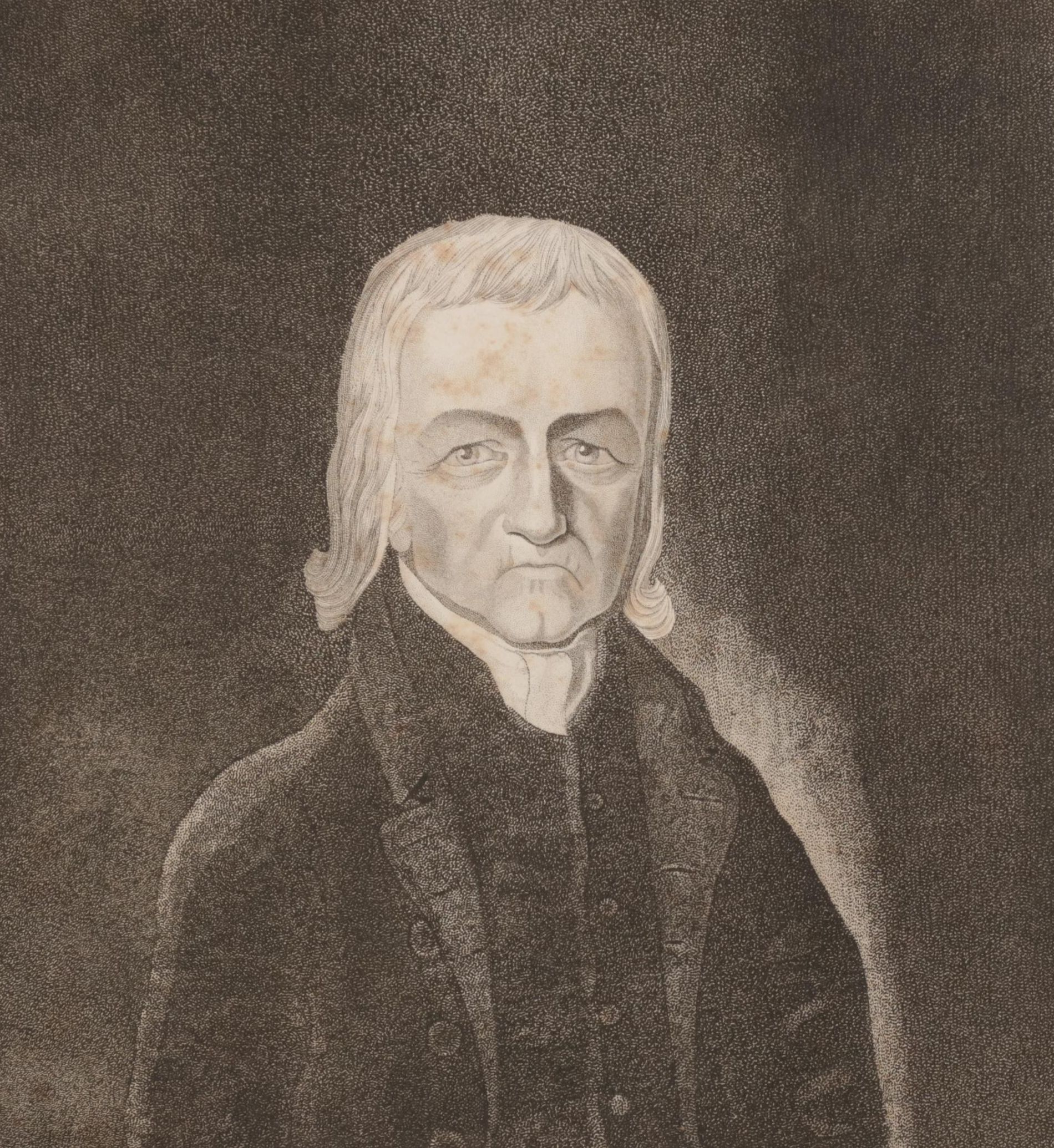 Portrait Lithograph and Stipple Engraving, Late 19th-Early 20th Century