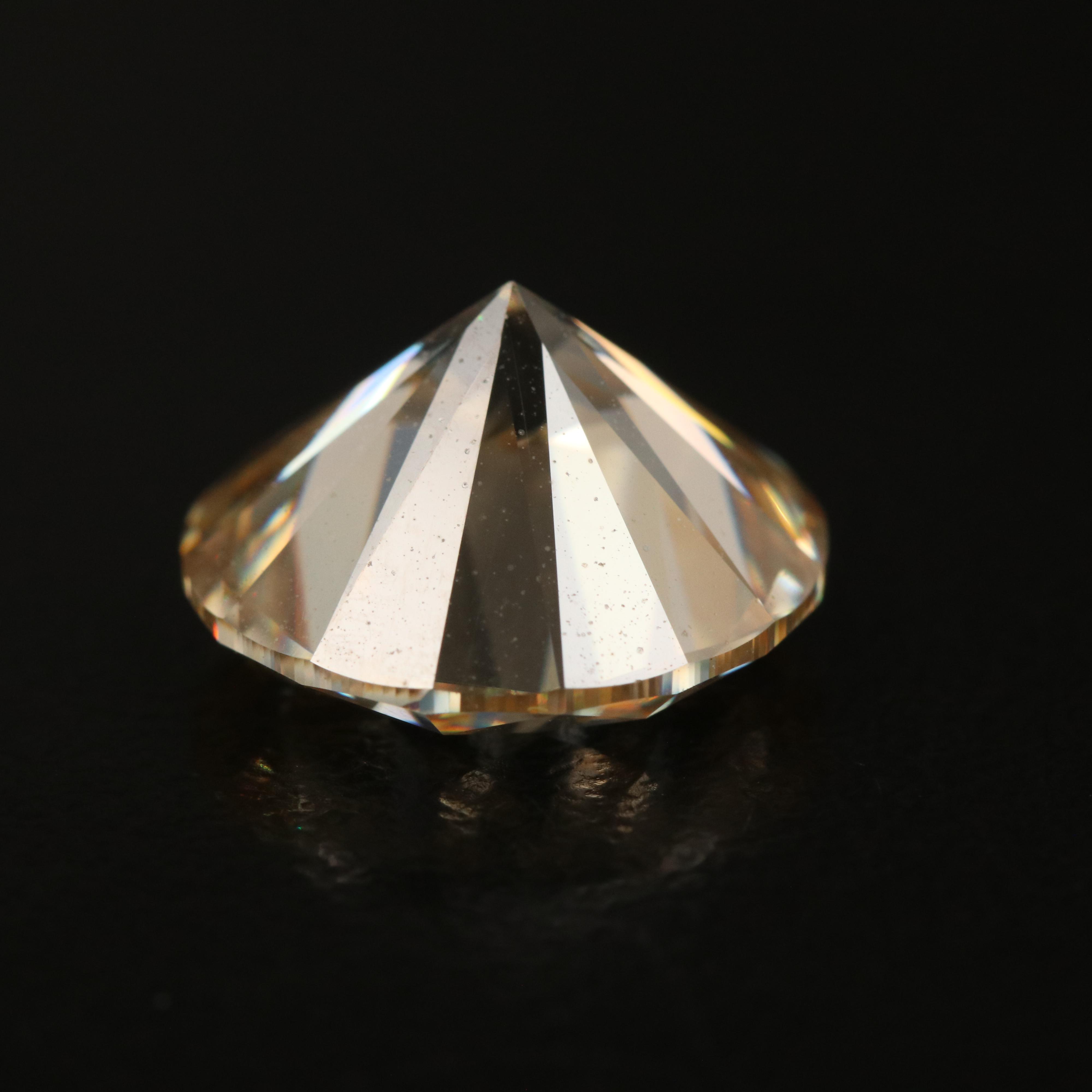 Loose Round Faceted Moissanite
