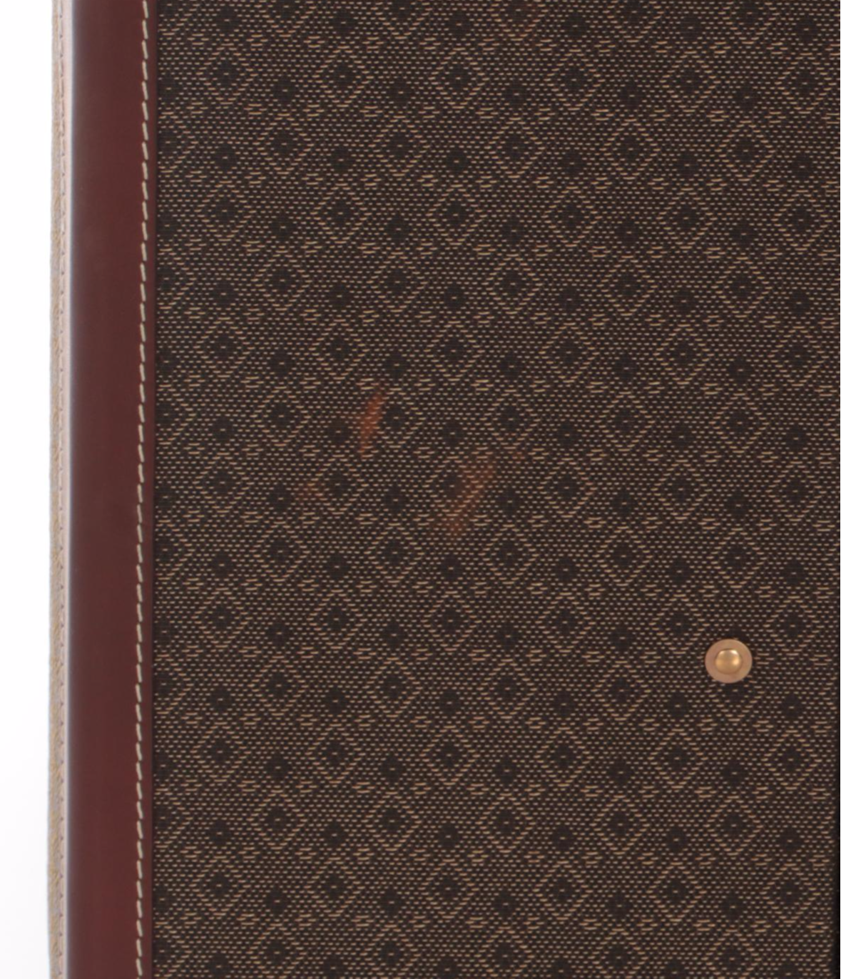 Hartmann Wings Collection Luggage Set in Diamond Monogram Jacquard and Leather