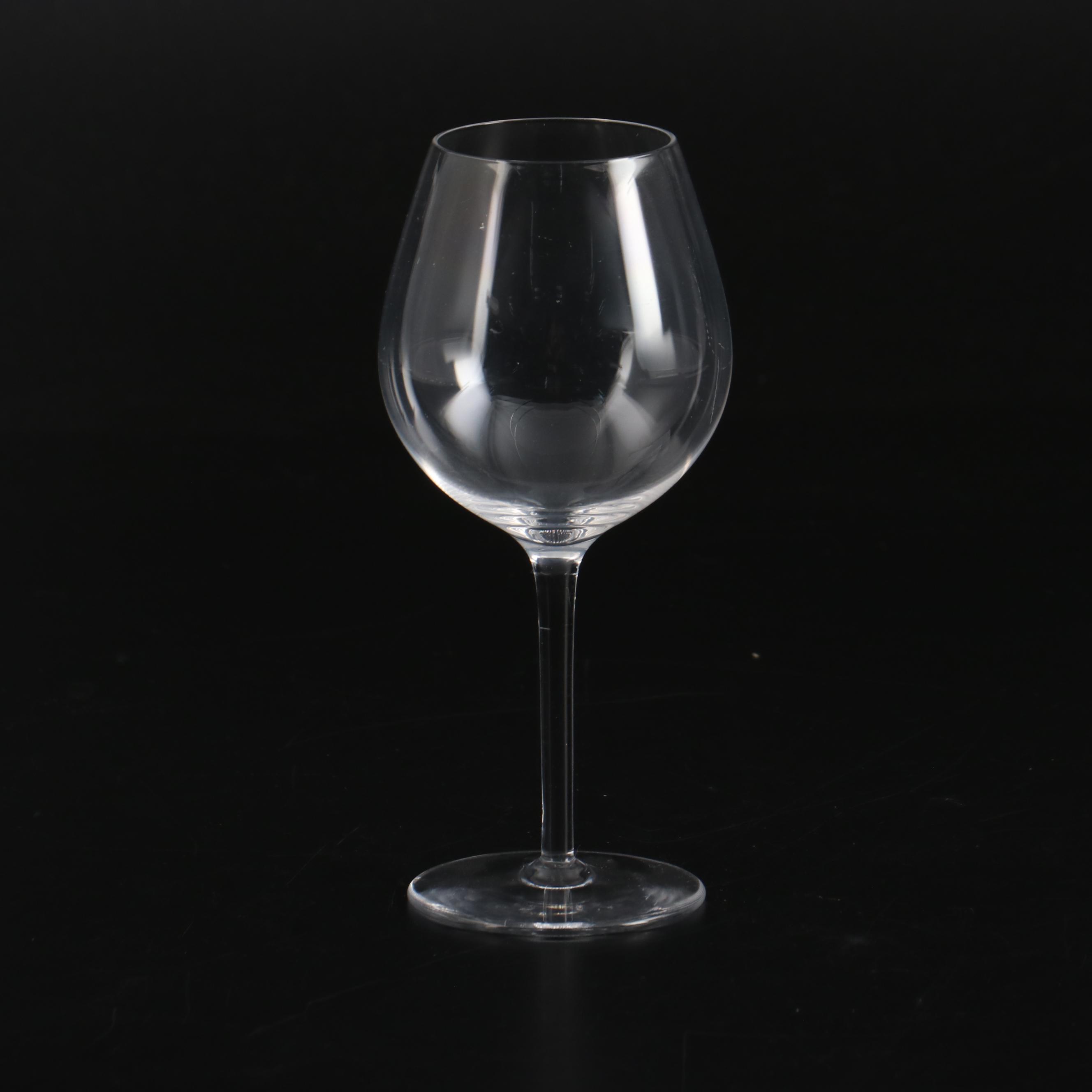 Rosenthal "Fuga" Crystal Burgundy and Red Wine Glasses