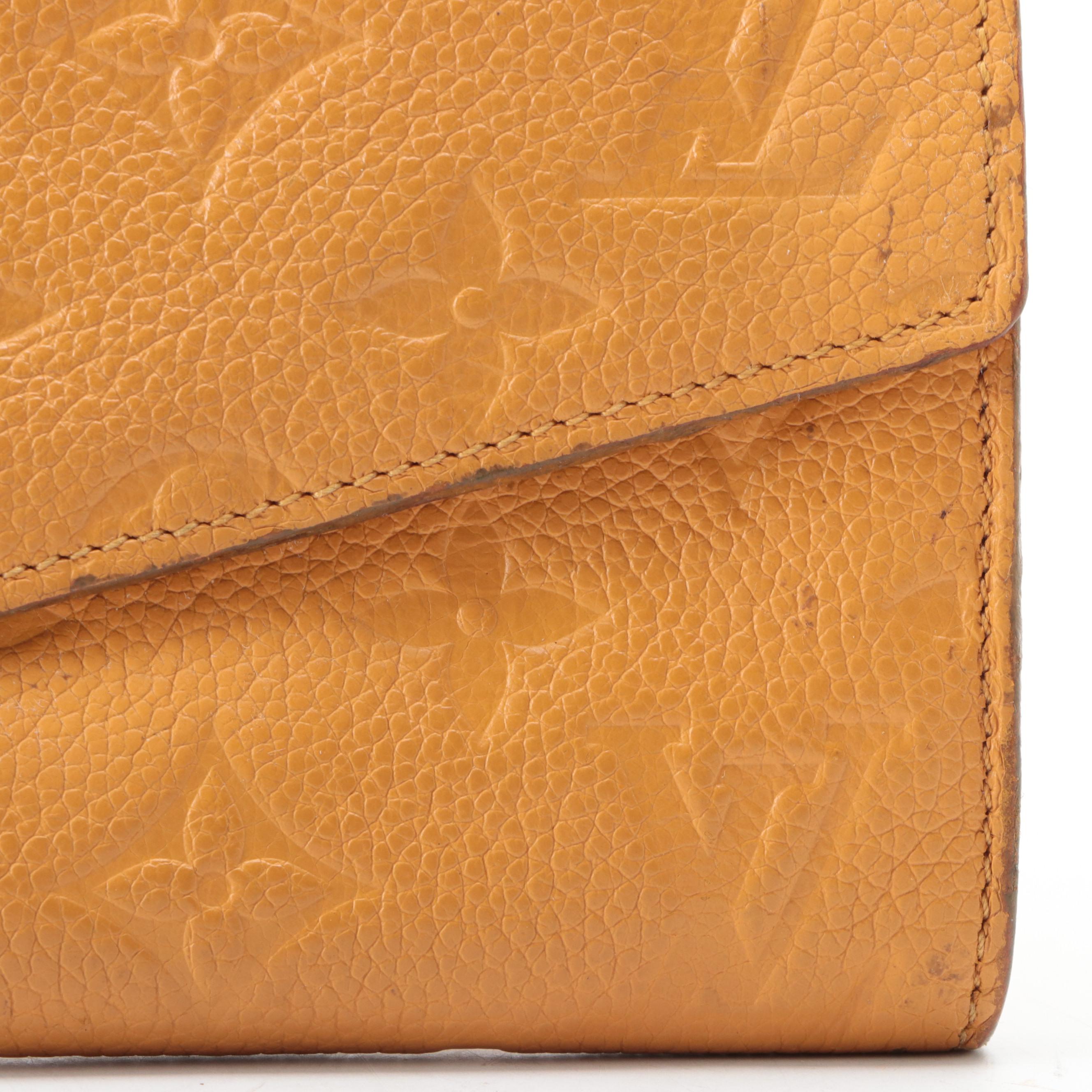 Louis Vuitton Josephine Wallet and in Monogram Empreinte Leather with Box