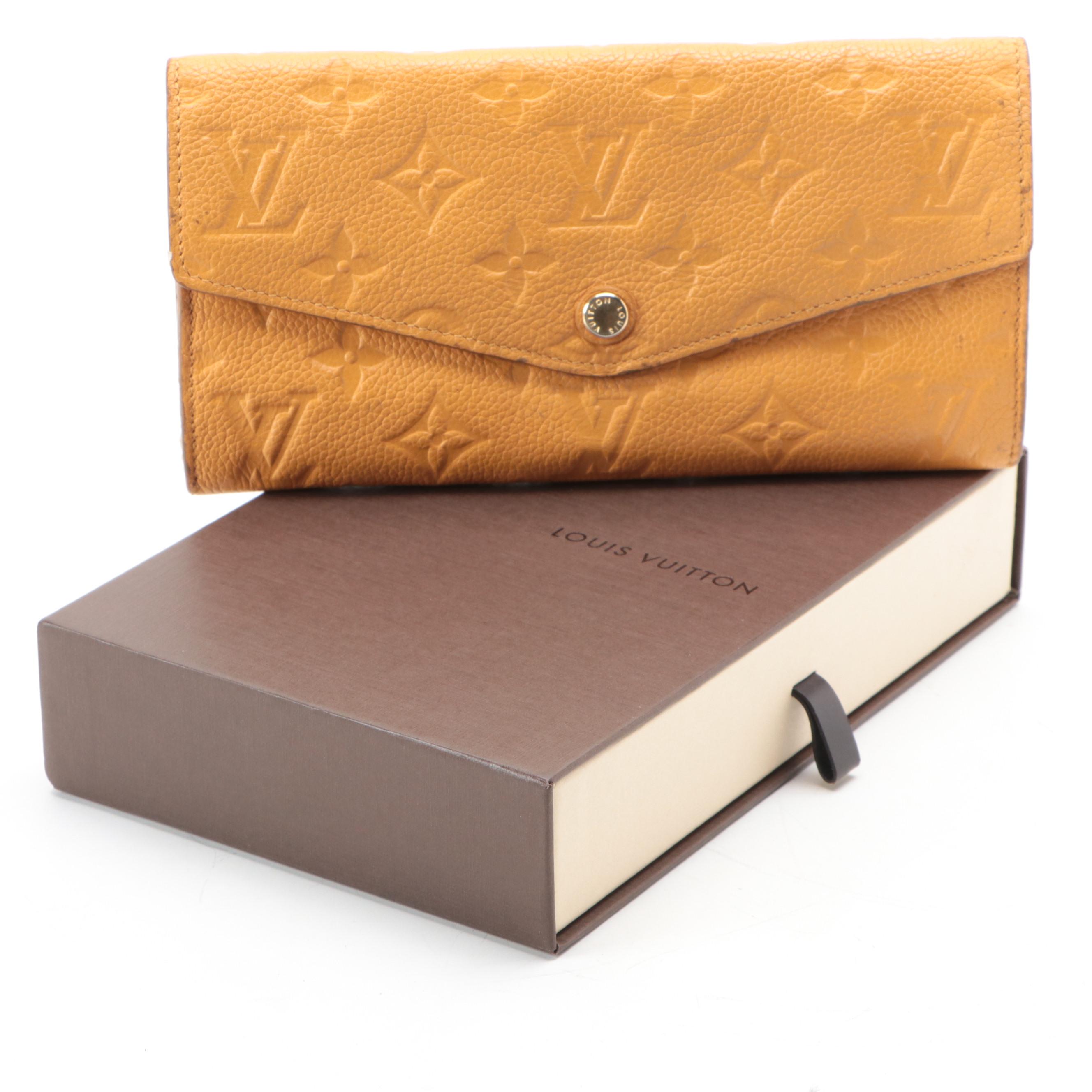 Louis Vuitton Josephine Wallet and in Monogram Empreinte Leather with Box