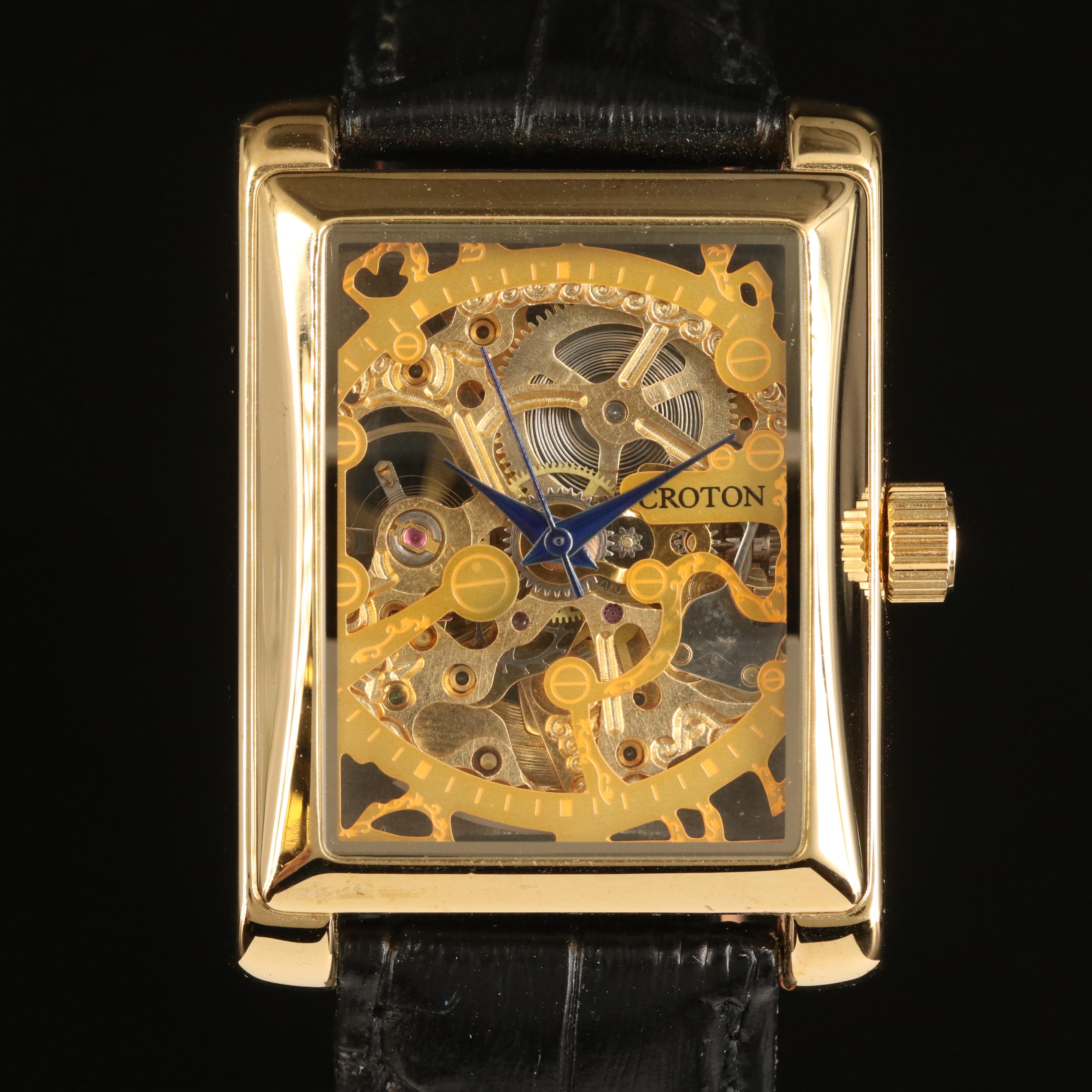 Croton "Imperial" Skeletonized Automatic Watch