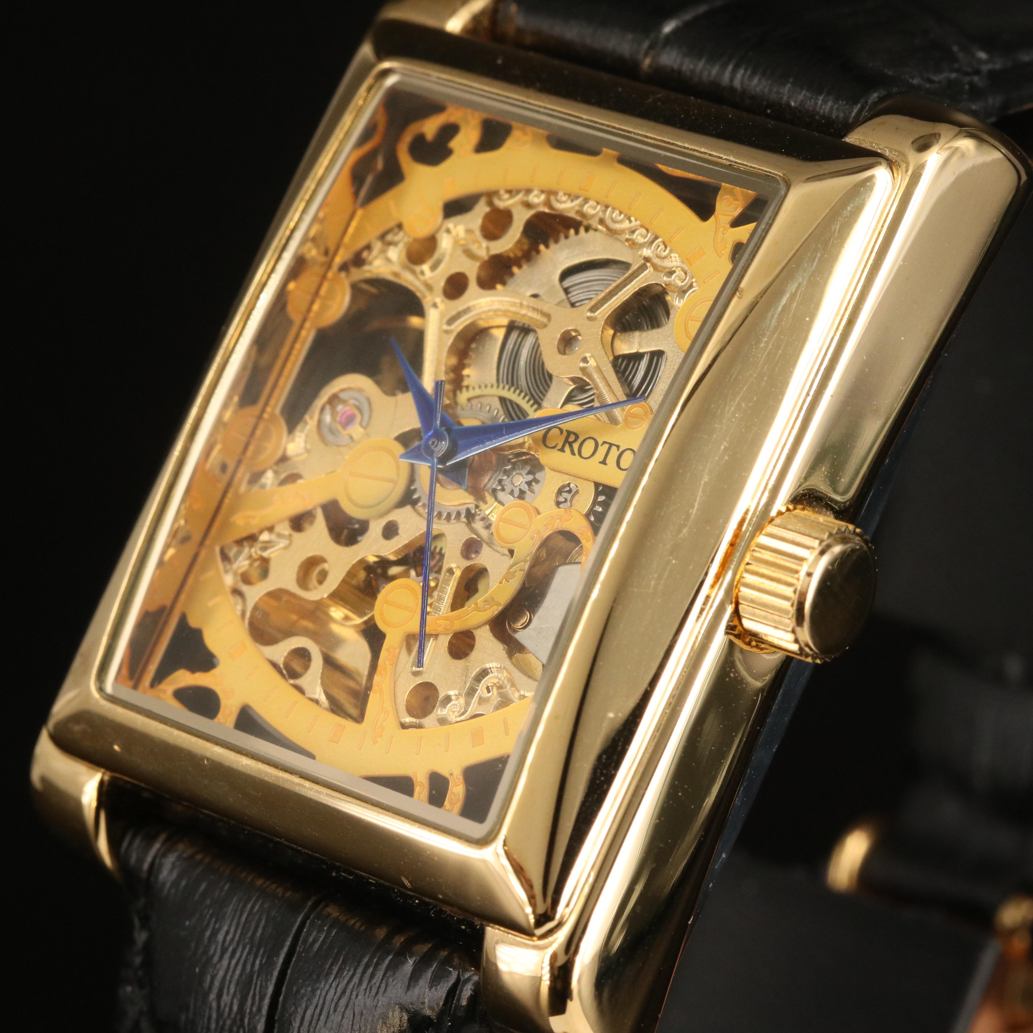 Croton "Imperial" Skeletonized Automatic Watch