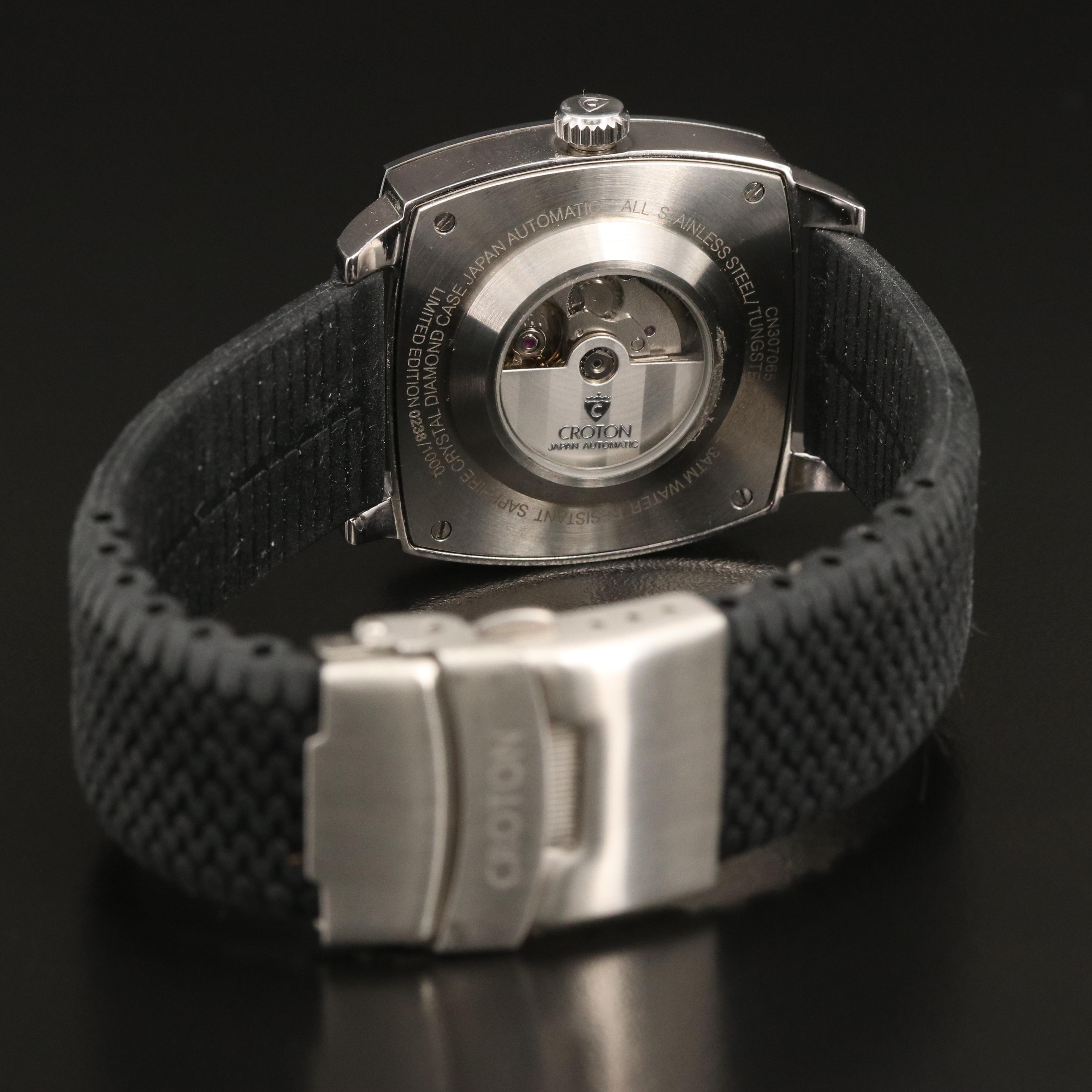 Croton Tungsten Limited Edition Automatic Watch