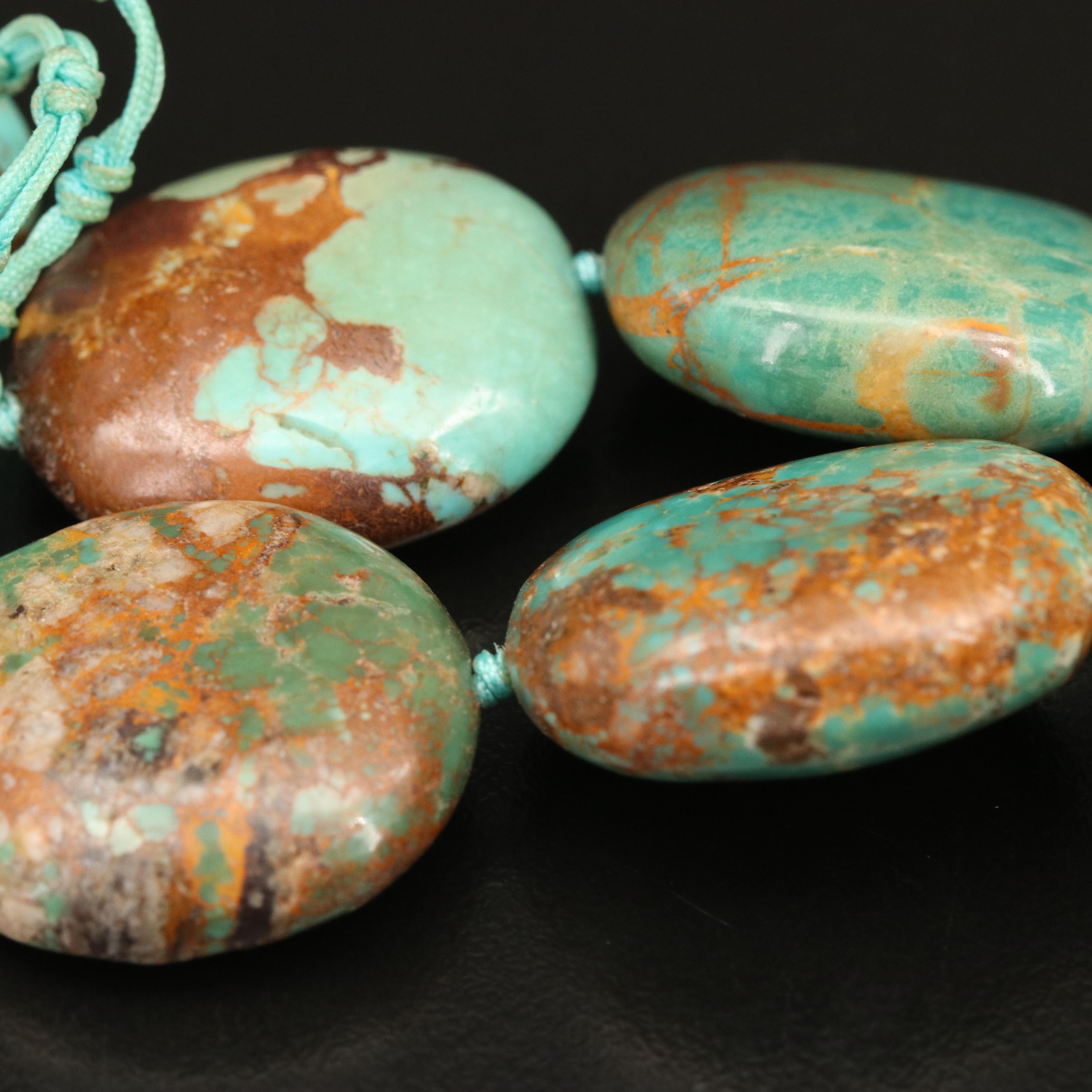 Coral and Turquoise Graduating Necklace