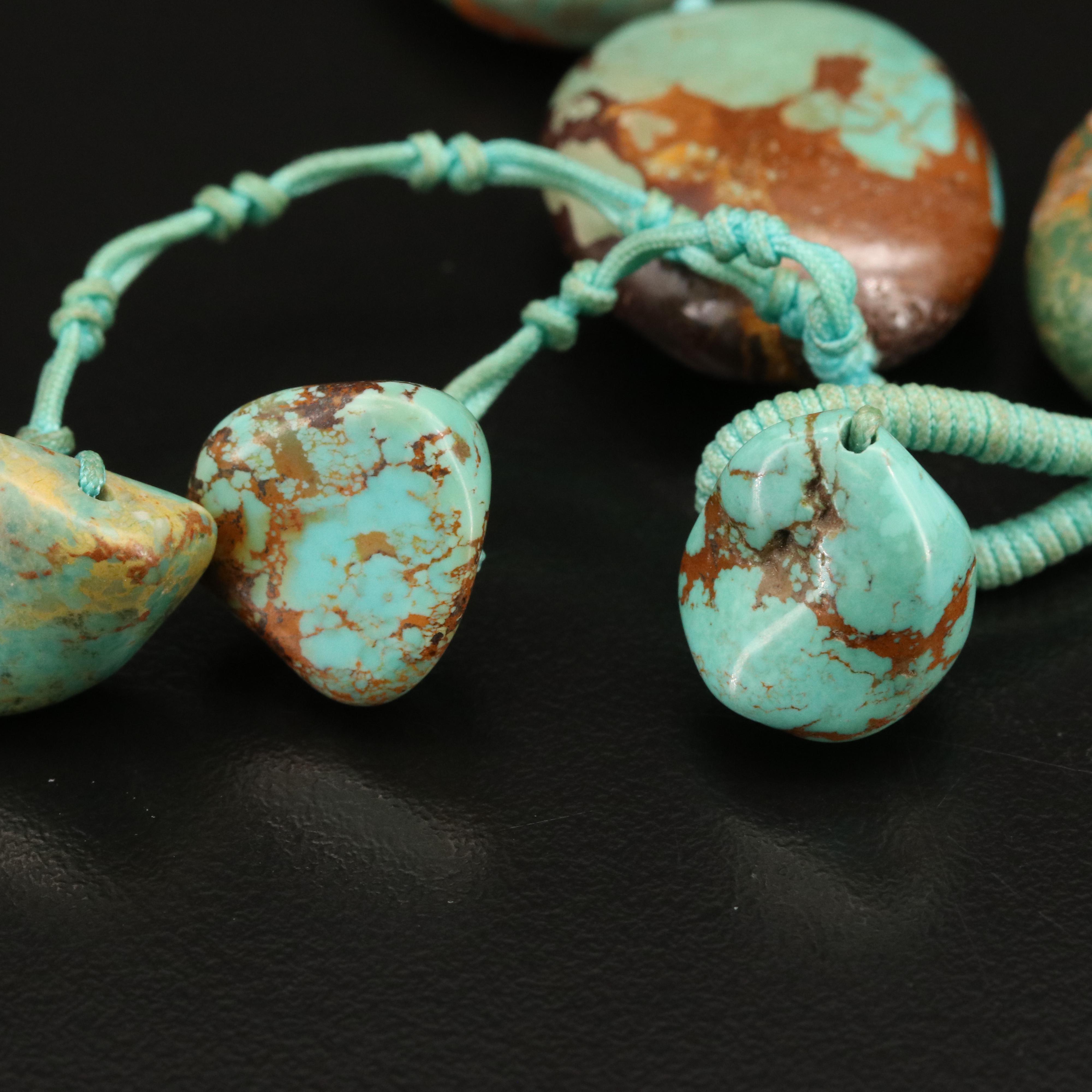 Coral and Turquoise Graduating Necklace
