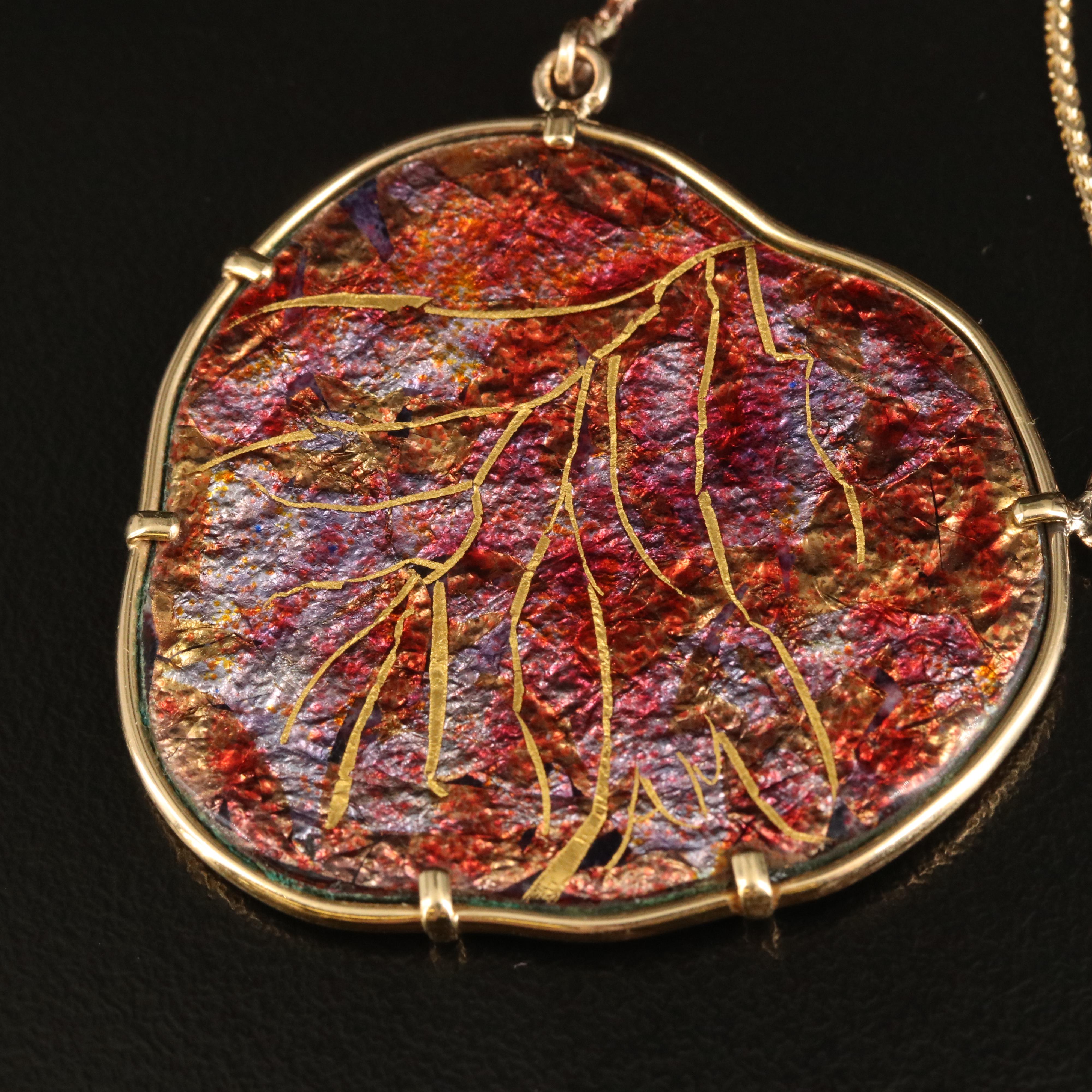 14K Portrait Miniature with 18K Frame