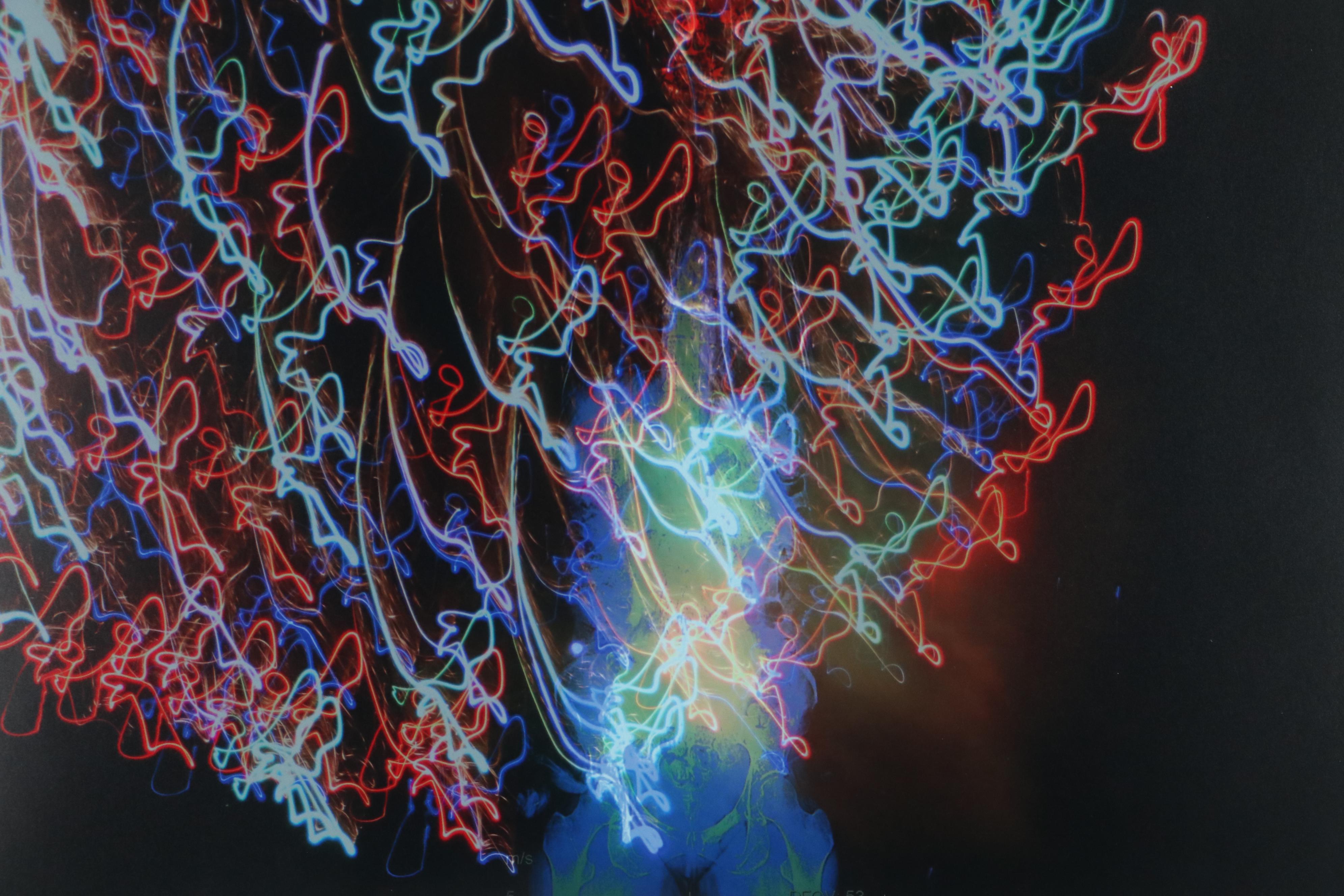 Sarah Roush Digital Collage "Fire Cracker" and "Arch"