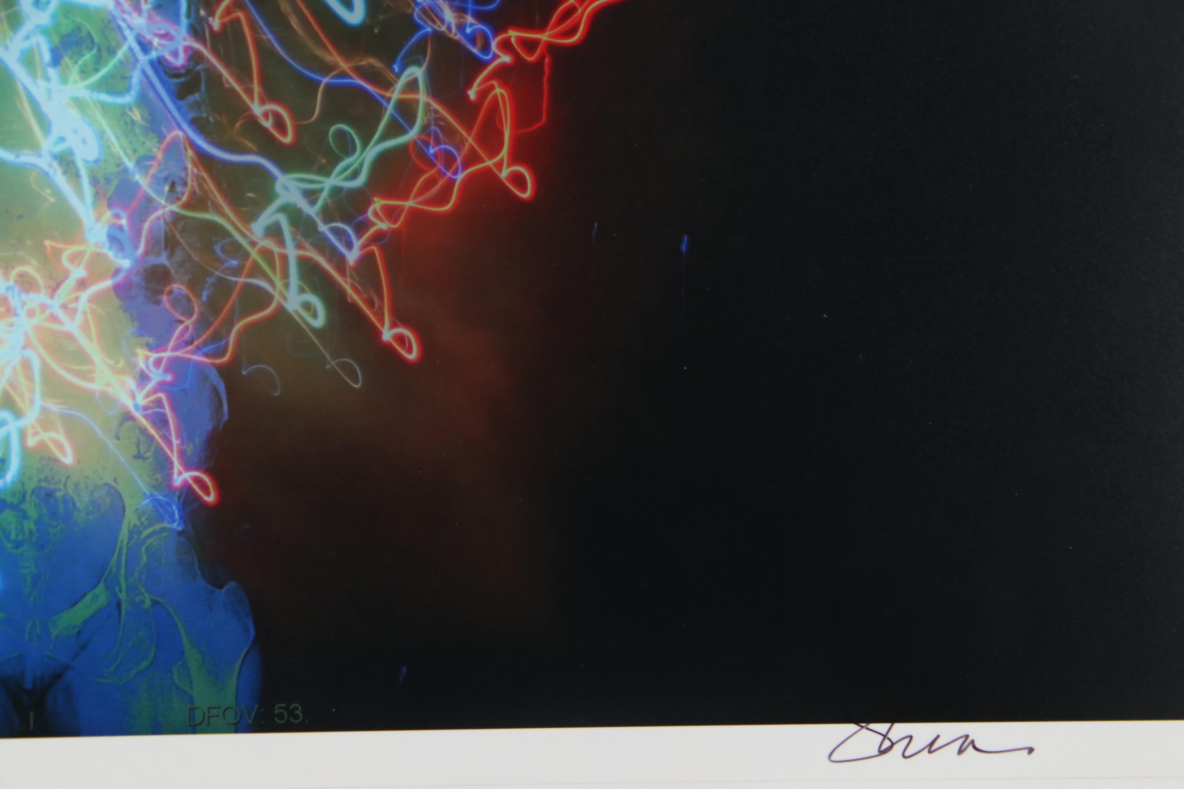 Sarah Roush Digital Collage "Fire Cracker" and "Arch"