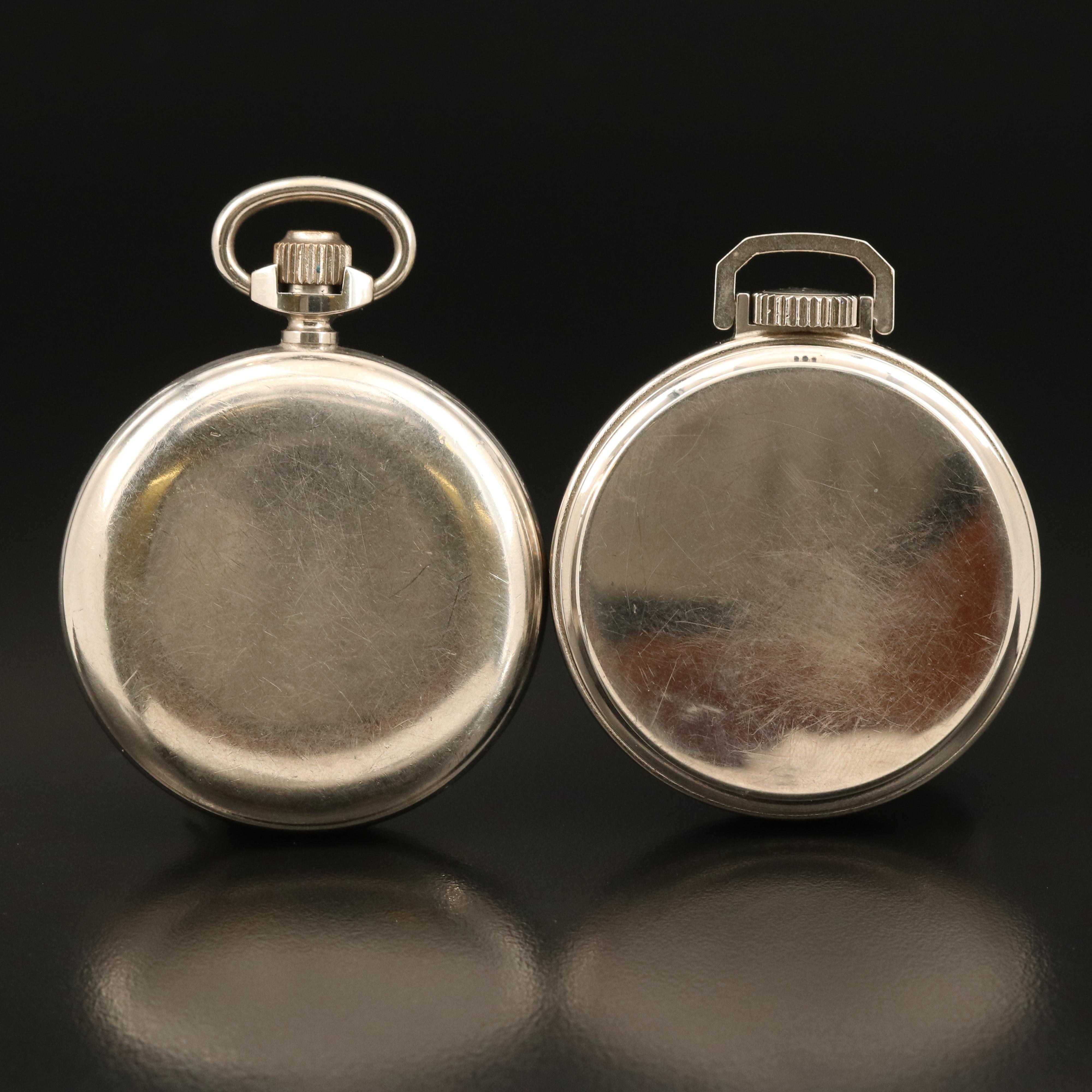 Vintage Westclox "Pocket Ben" and Army "Services" Pocket Watches