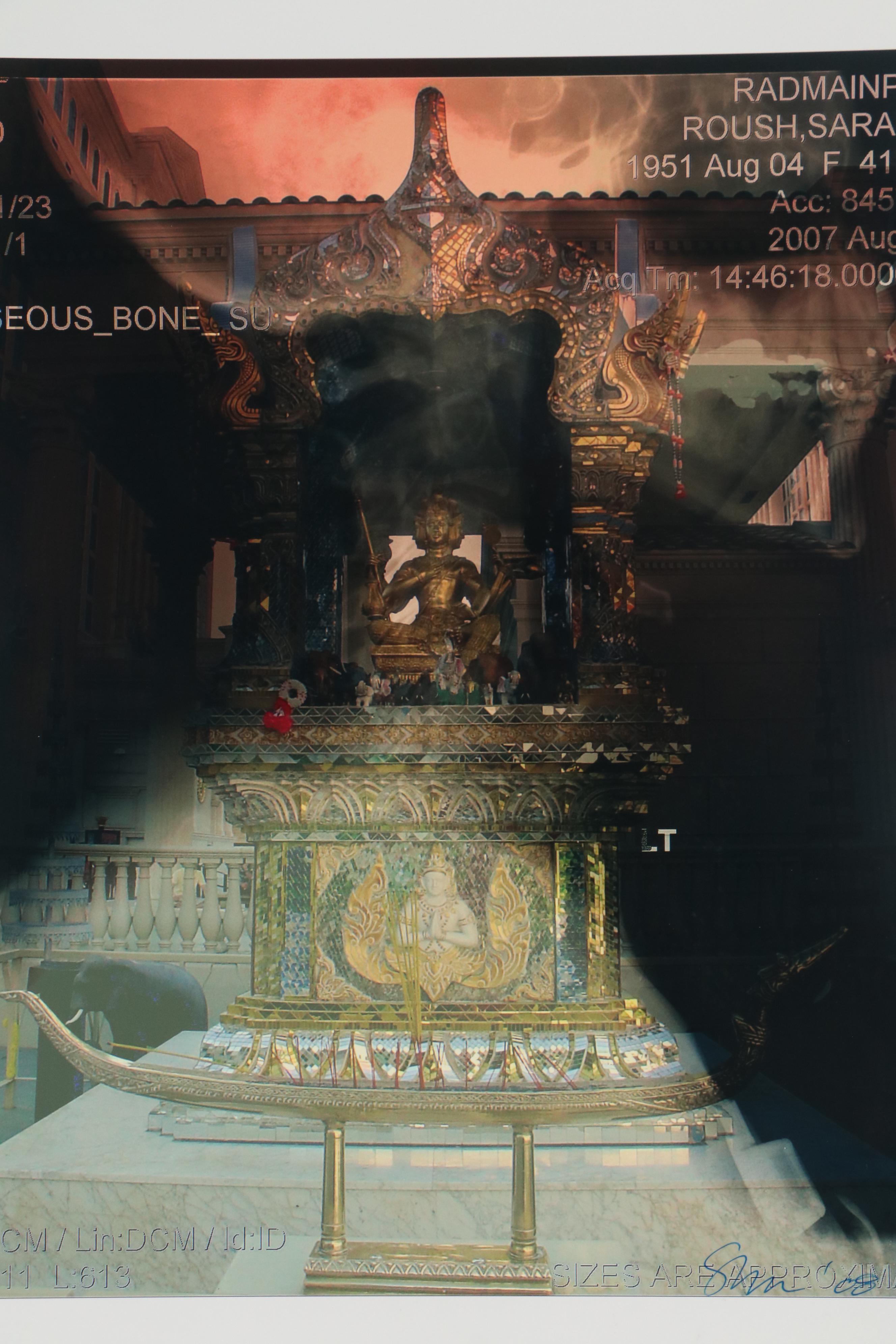 Sarah Roush Digital Collage "Finding God in Las Vegas," 2008