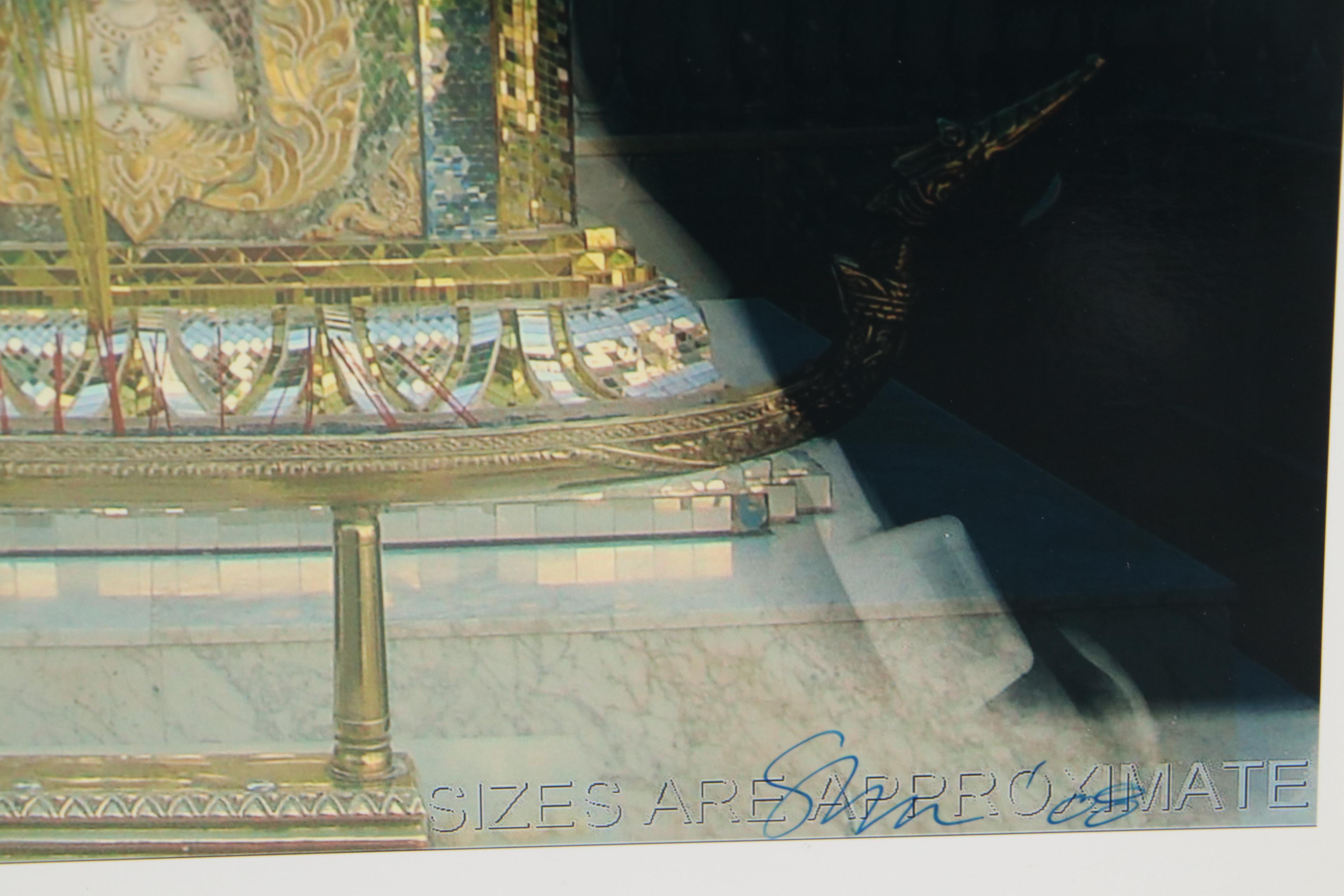 Sarah Roush Digital Collage "Finding God in Las Vegas," 2008