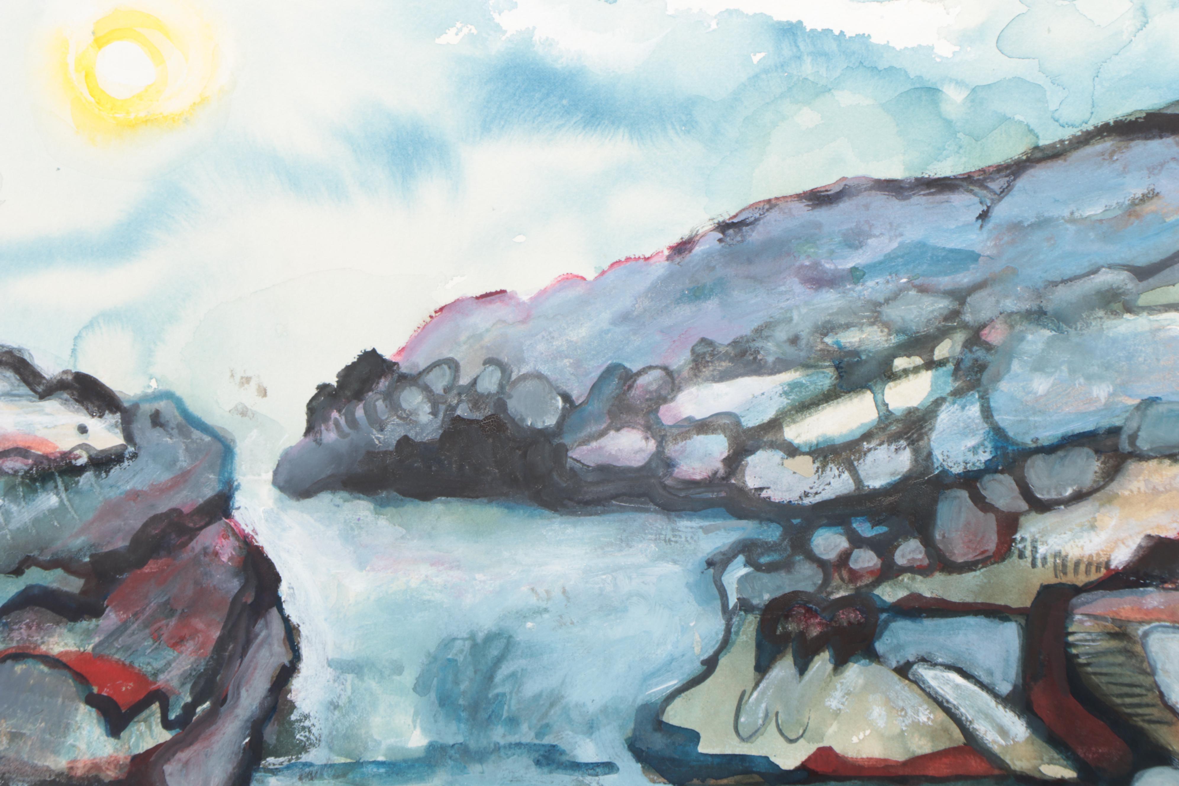 Marion Maas Coastal Landscape and Cityscape Watercolor Paintings