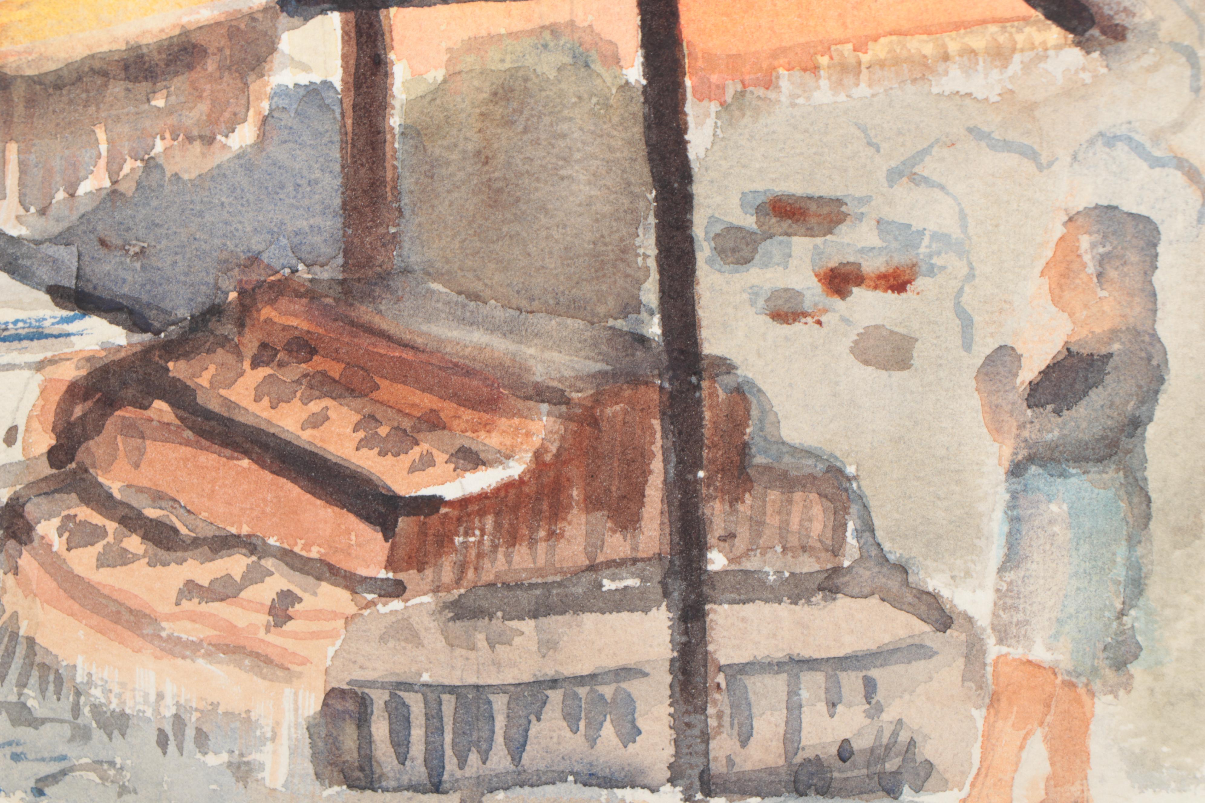 Marion Maas Coastal Landscape and Cityscape Watercolor Paintings