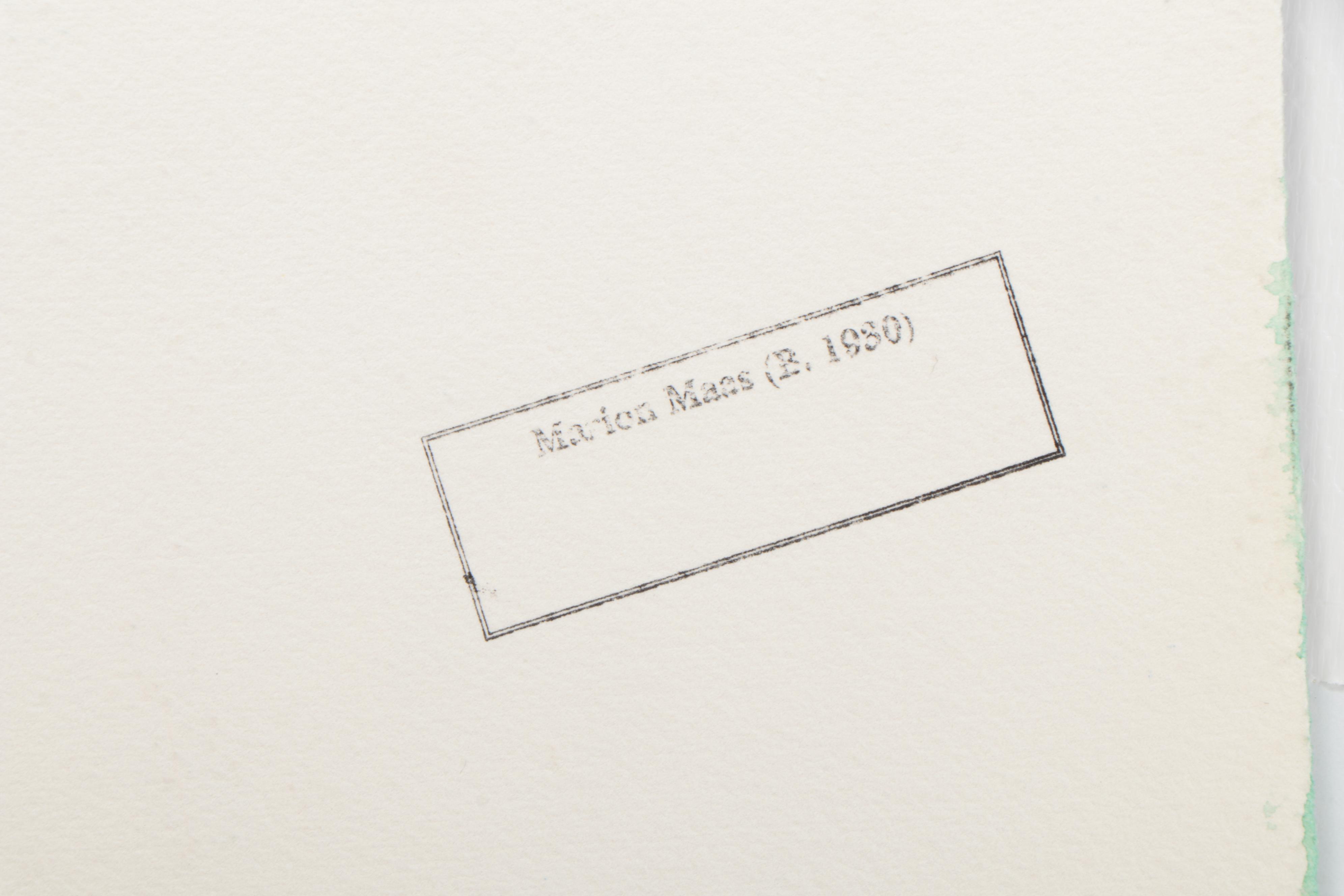 Marion Maas Watercolor Paintings Including Landscape