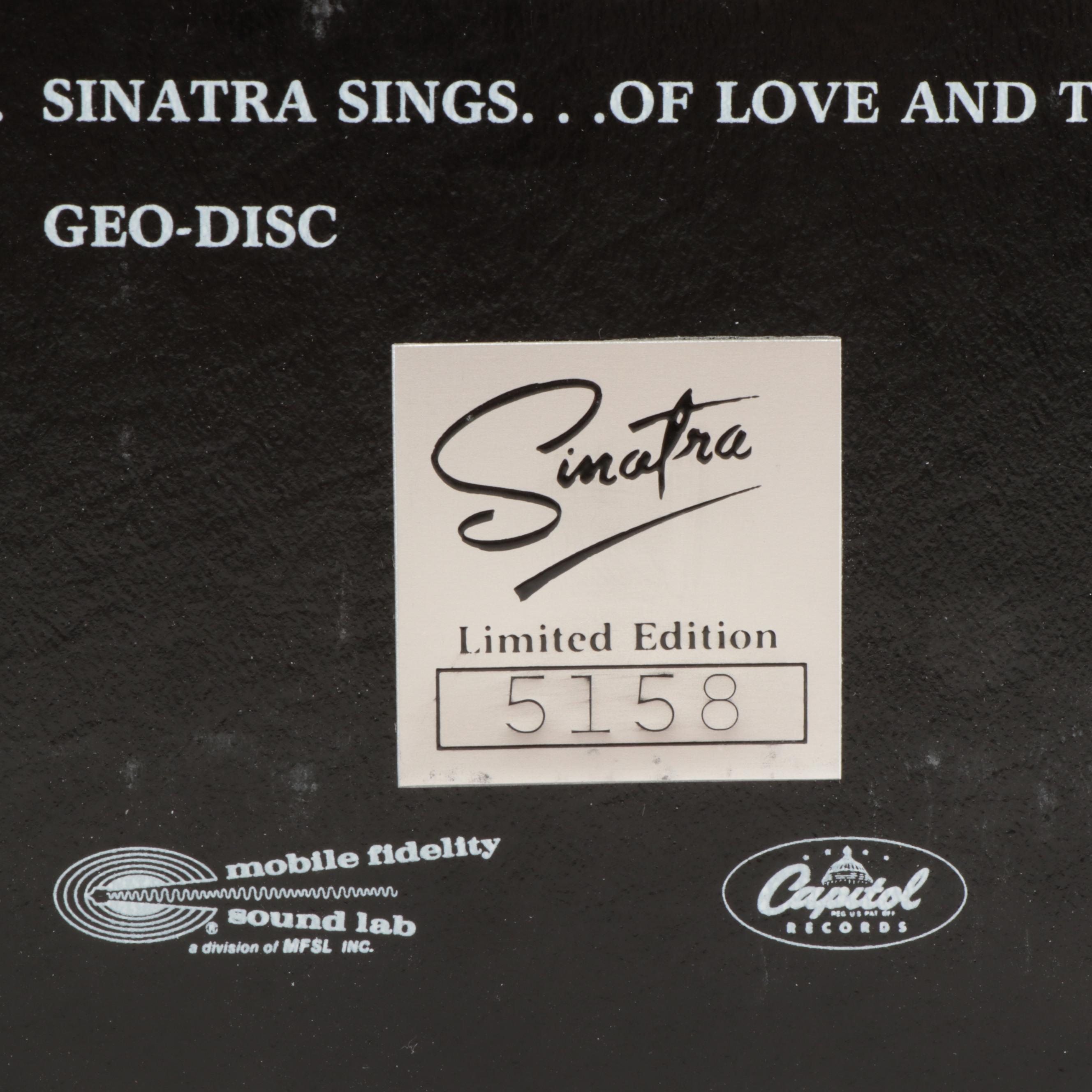 Frank Sinatra "The Collection 1953–1962" Original Recording 16-LP Box Set