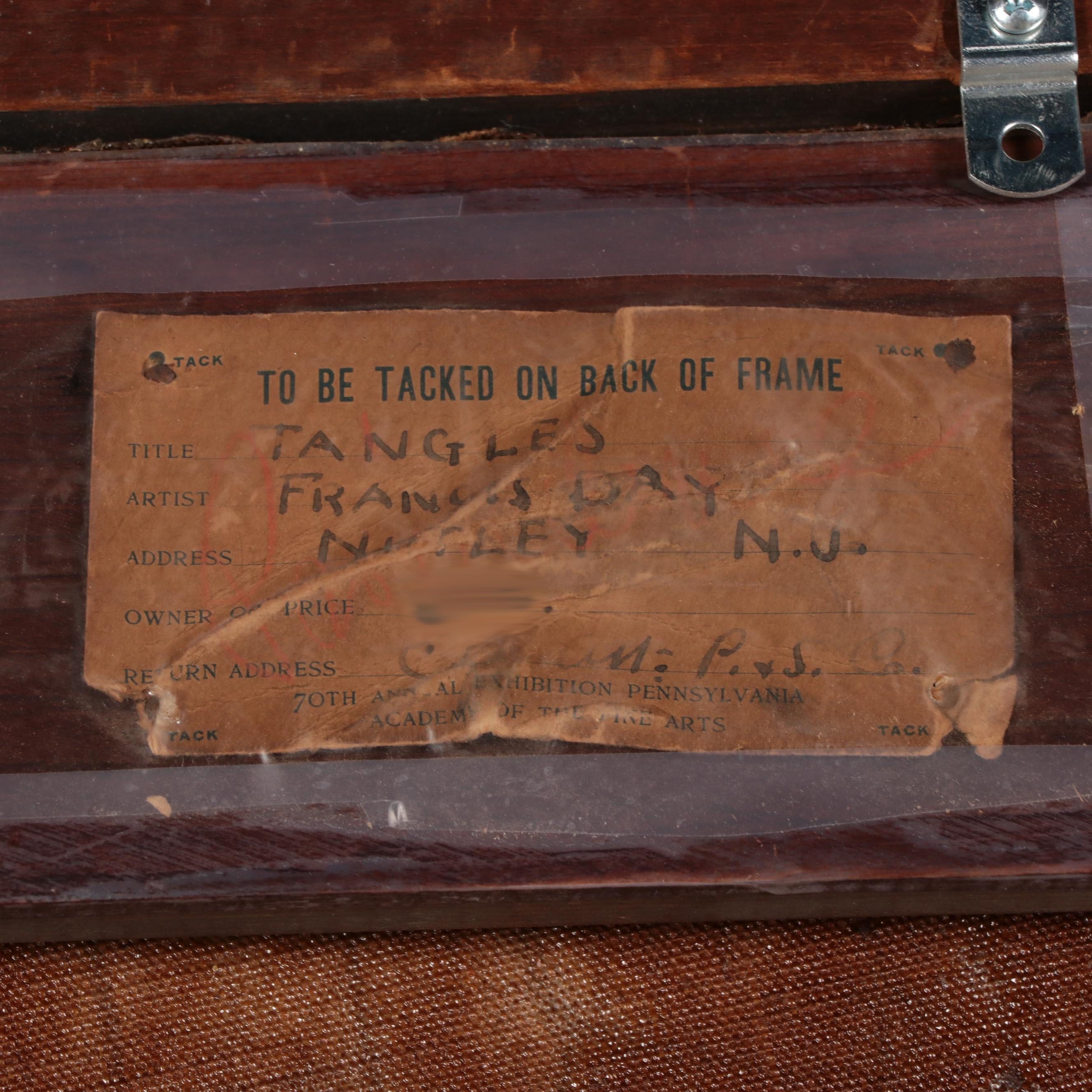 Francis Day Oil Painting "Tangles"