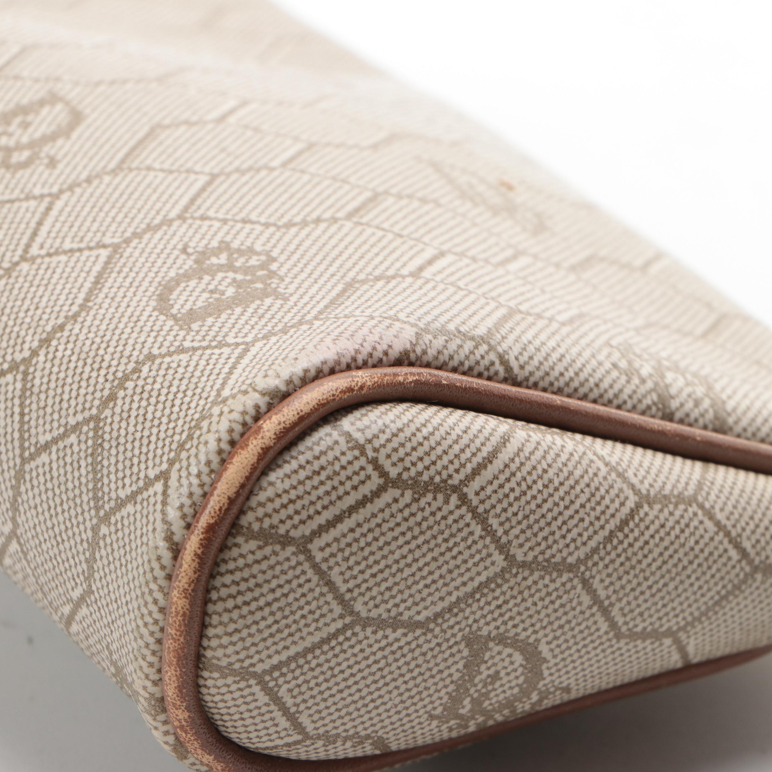 Christian Dior Cosmetic Pouch in Dior Honeycomb Coated Canvas