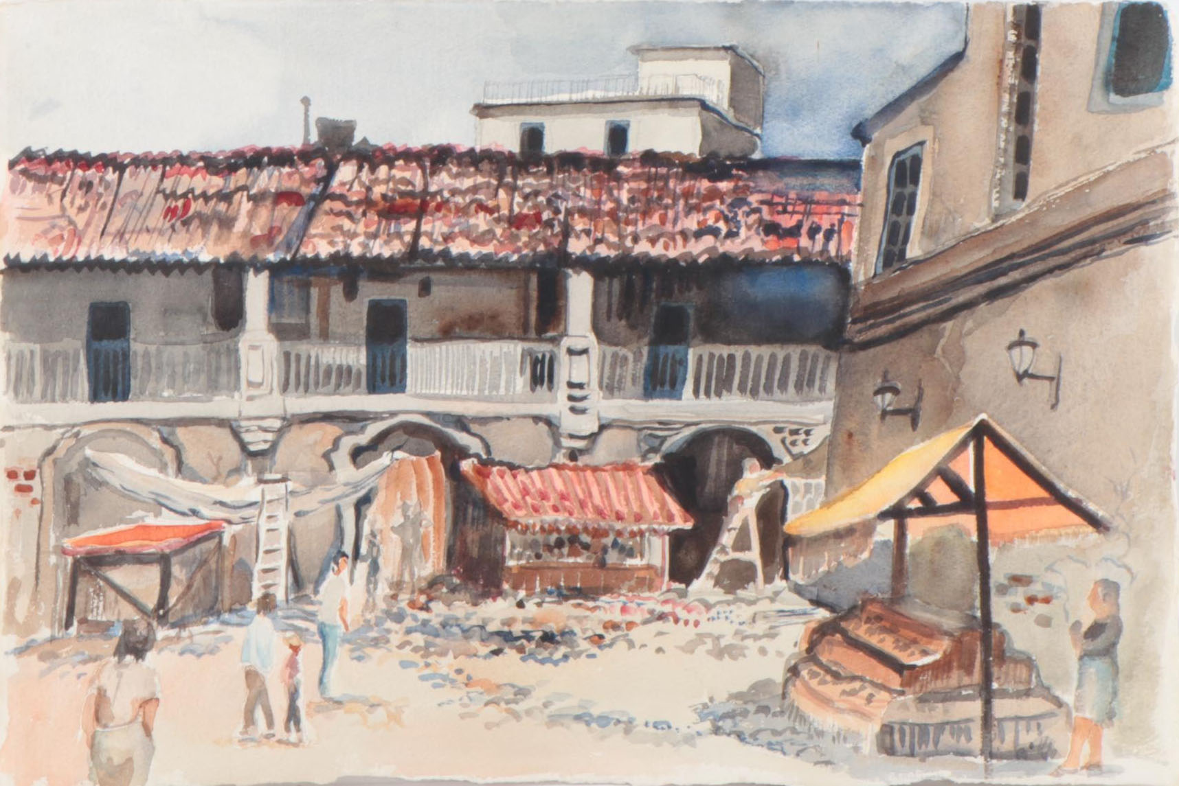 Marion Maas Coastal Landscape and Cityscape Watercolor Paintings