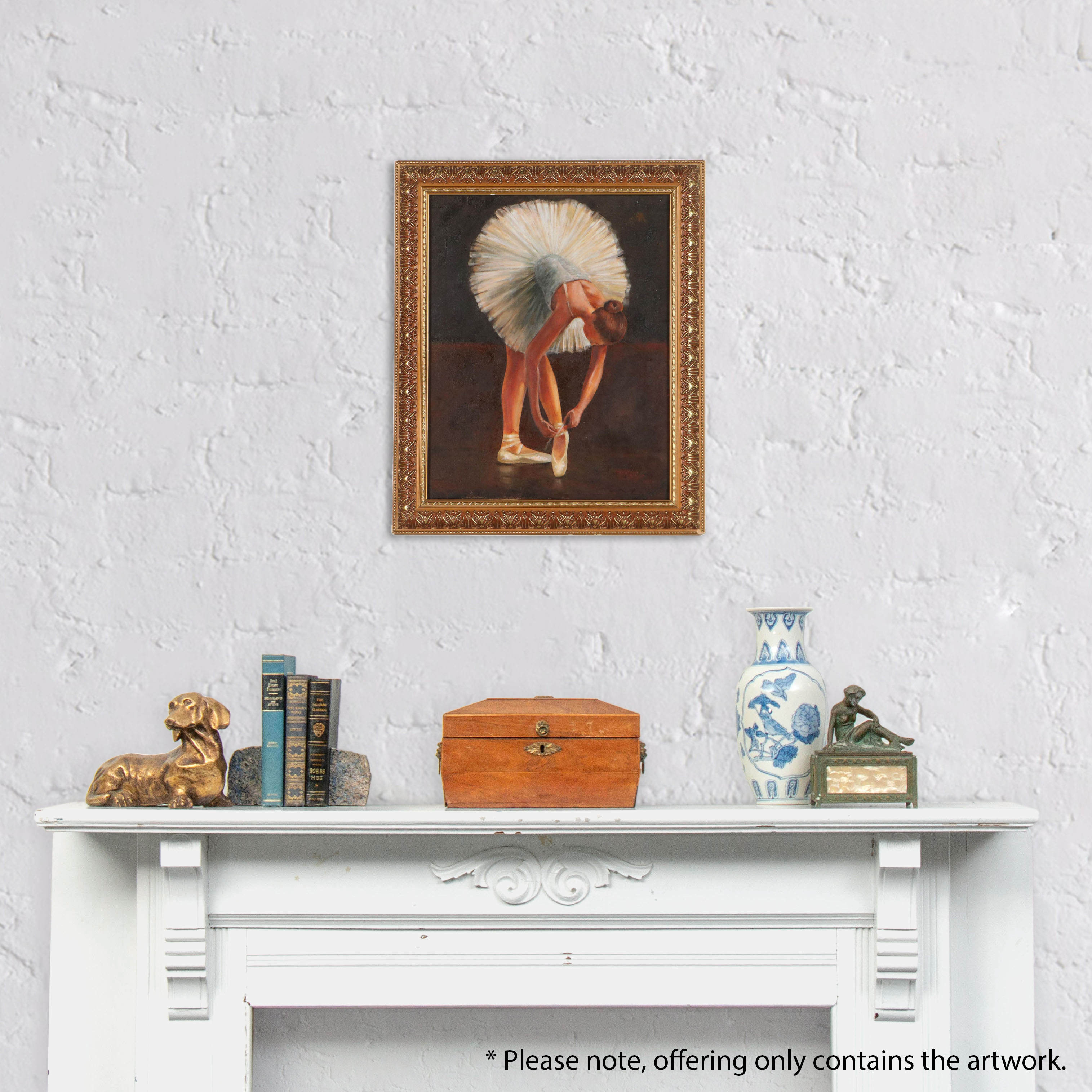 Noel Quintavalle Oil Painting of Ballerina