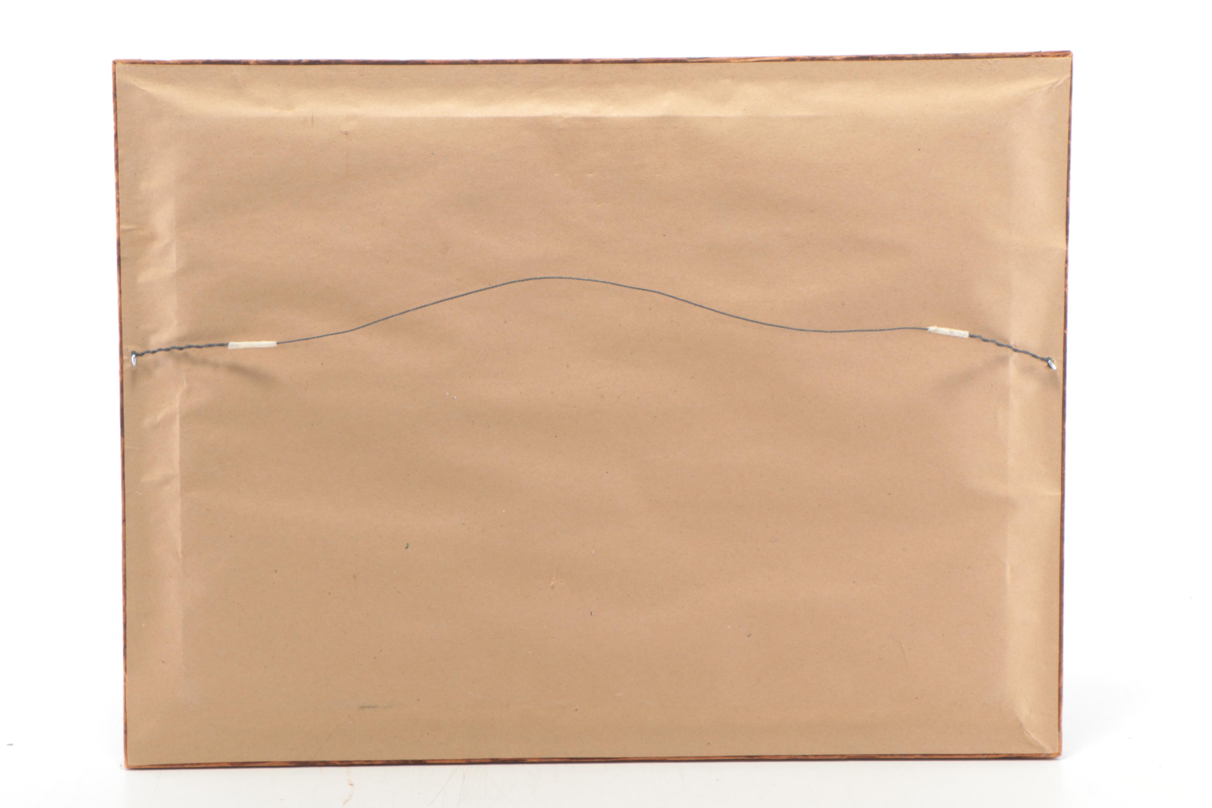 Watercolor Painting of Union Soldiers Carrying the American Flagg