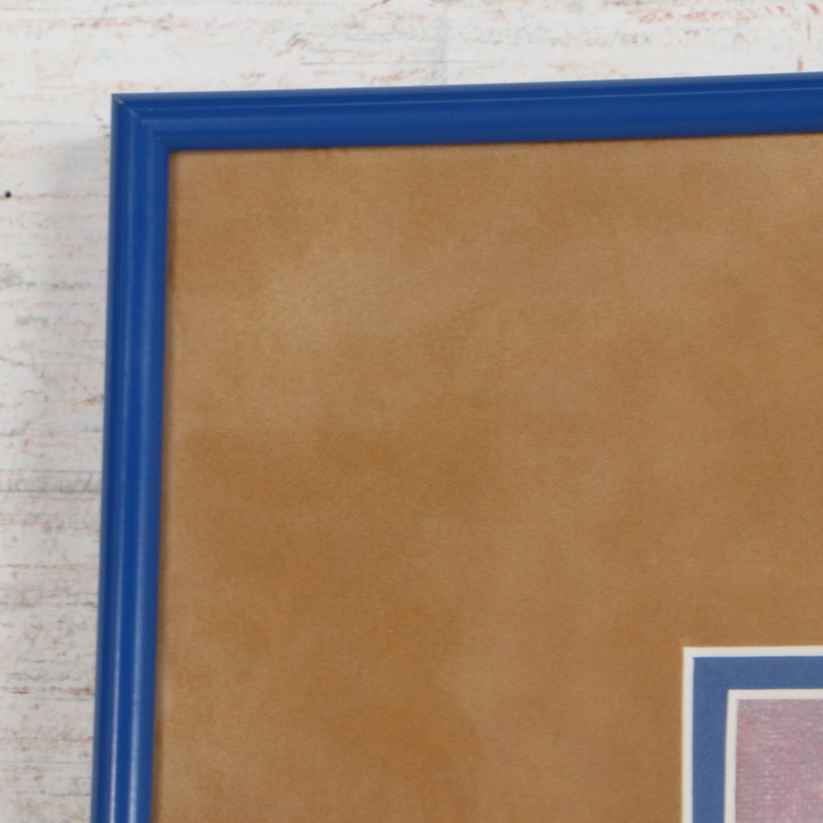 Offset Lithograph After Itzchak Tarkay "Indigo Chapeau"