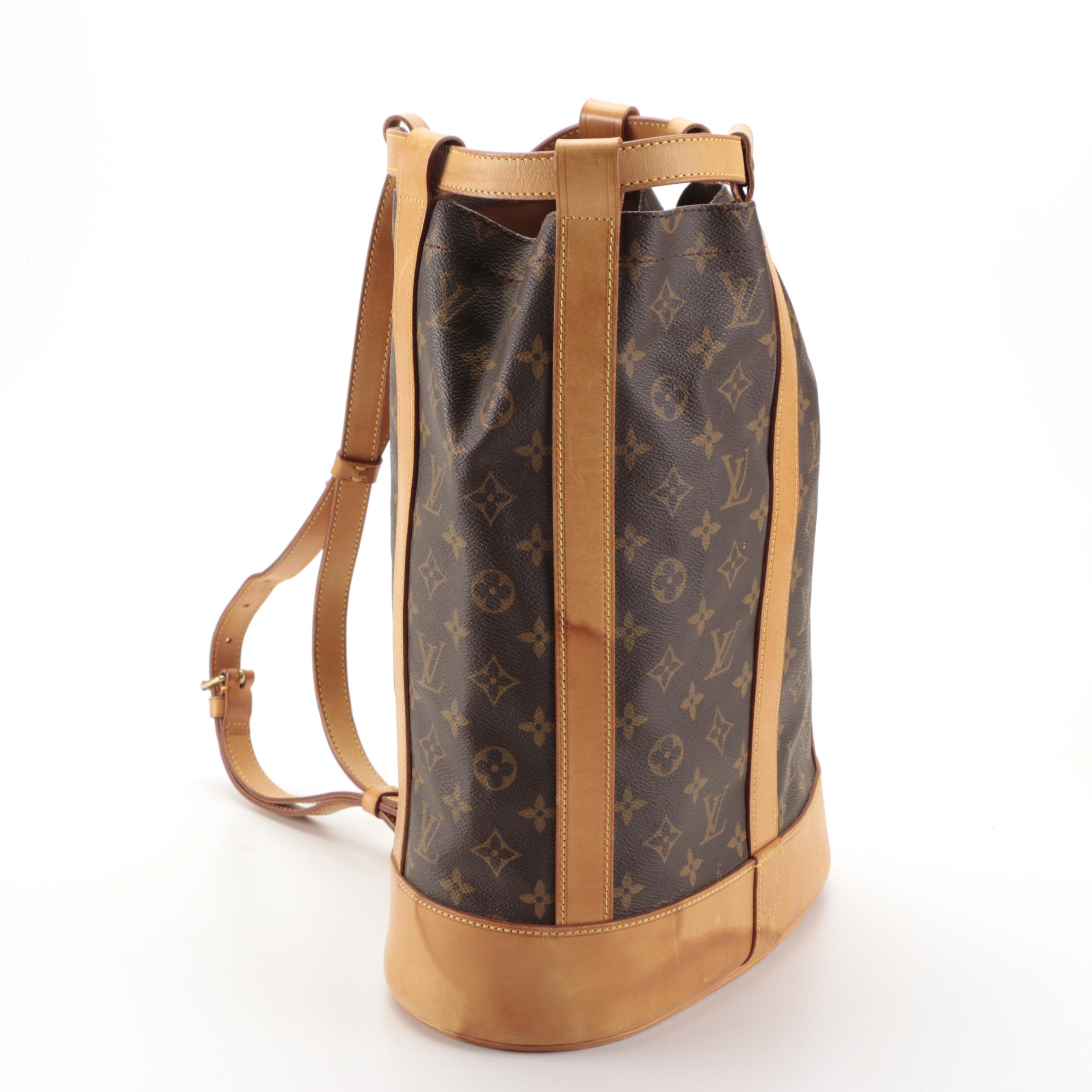 Louis Vuitton  Randonnee Backpack Bag in Monogram Canvas